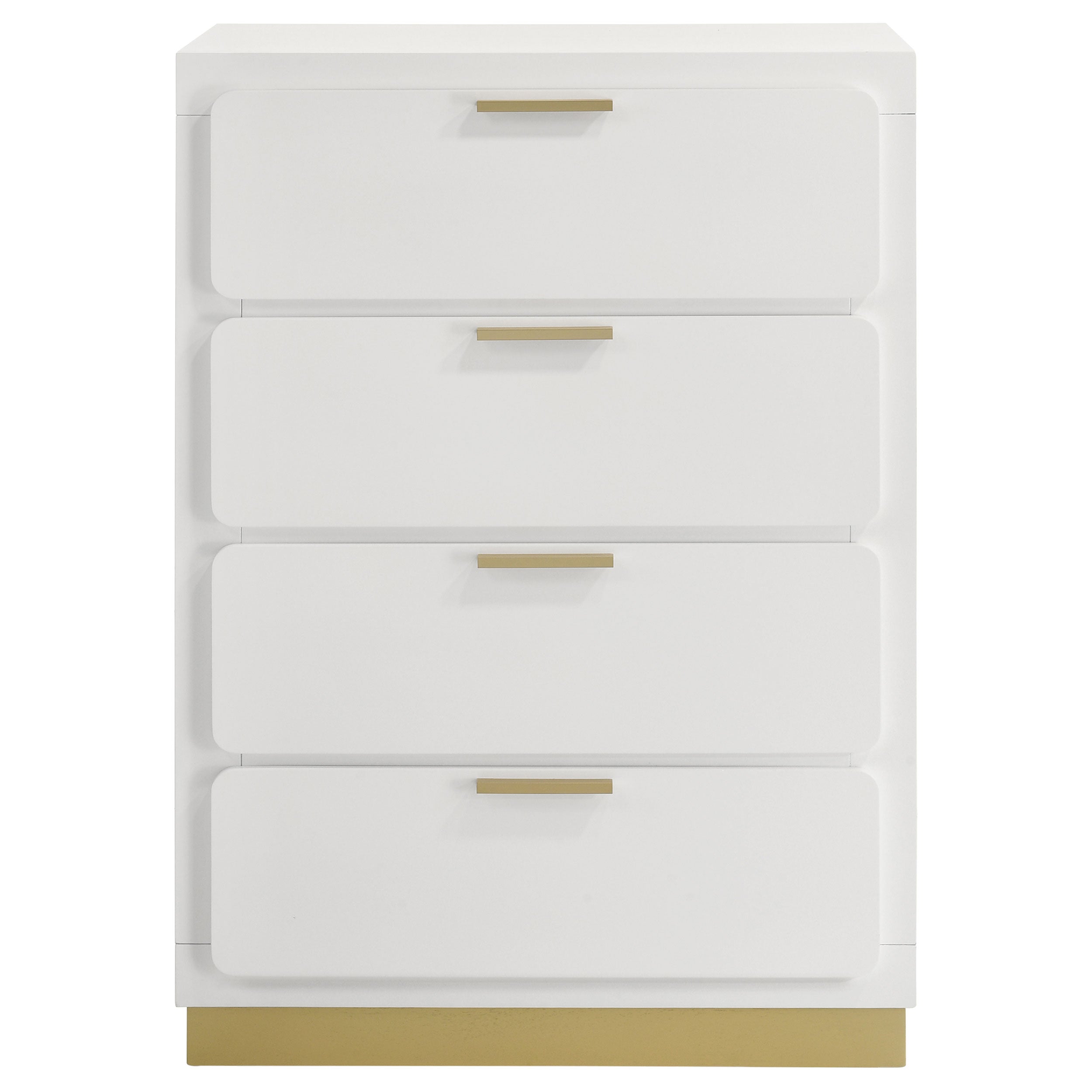 Caraway 4-drawer Bedroom Chest White-