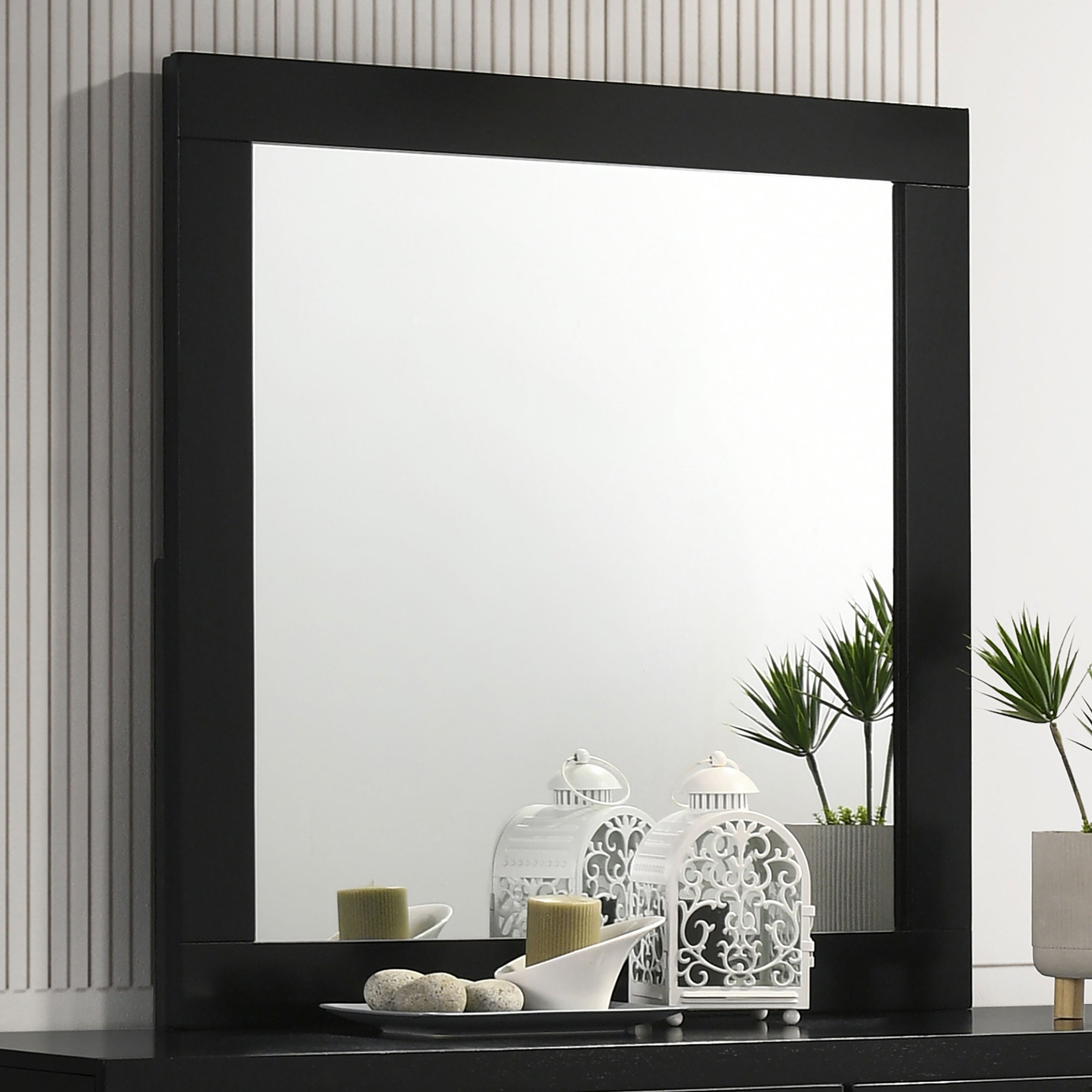 Caraway Dresser Mirror Black-