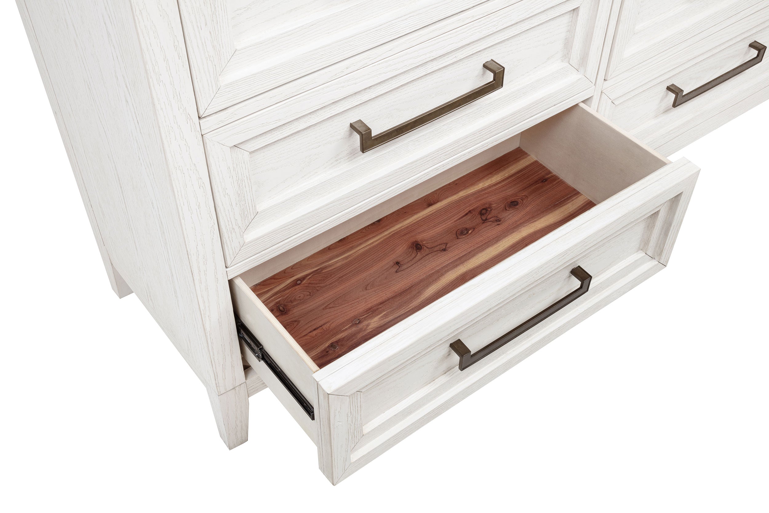 Marielle 6-drawer Bedroom Dresser Distressed White -