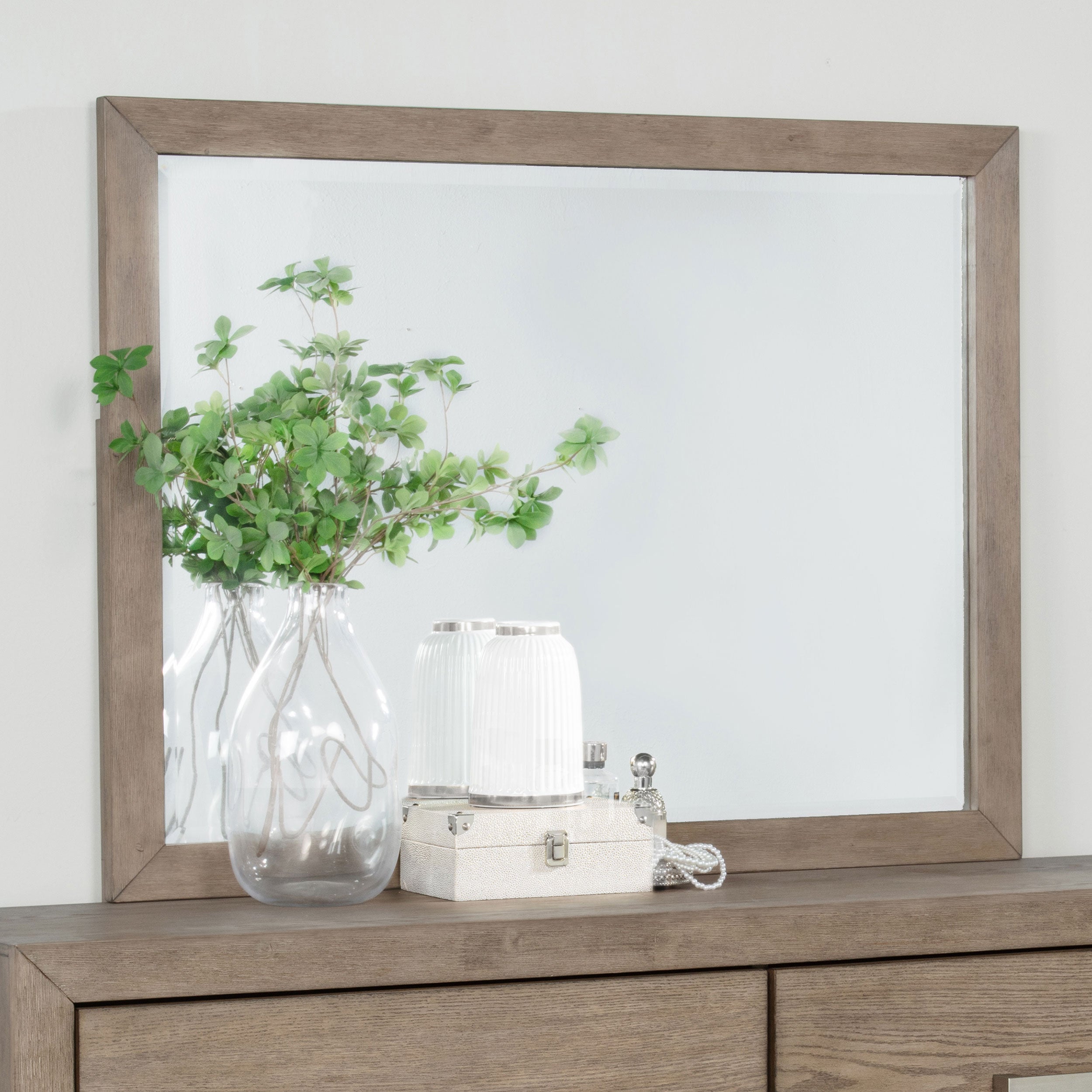 Kenora Dresser Mirror Barley Brown-
