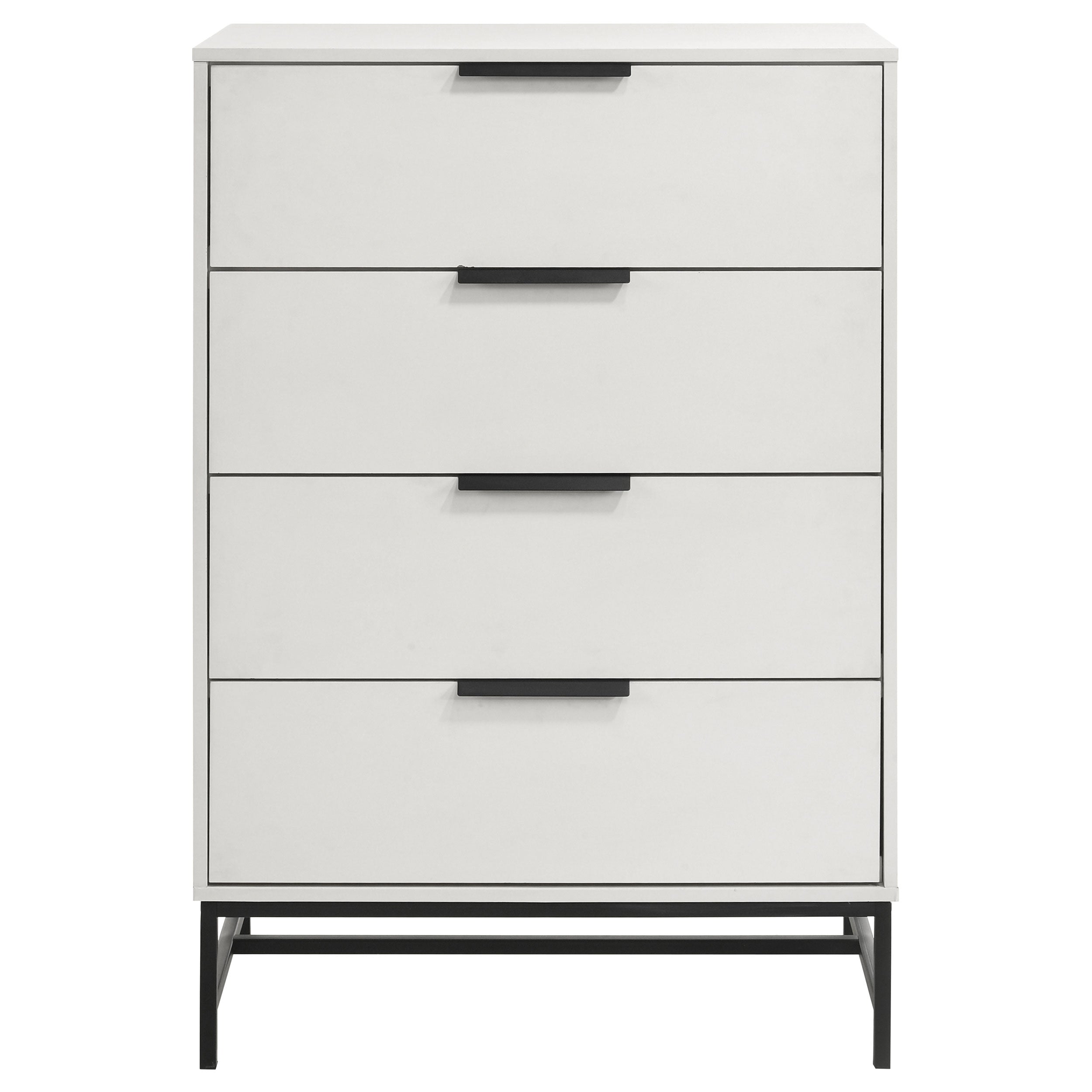 Sonora 4-drawer Bedroom Chest White -