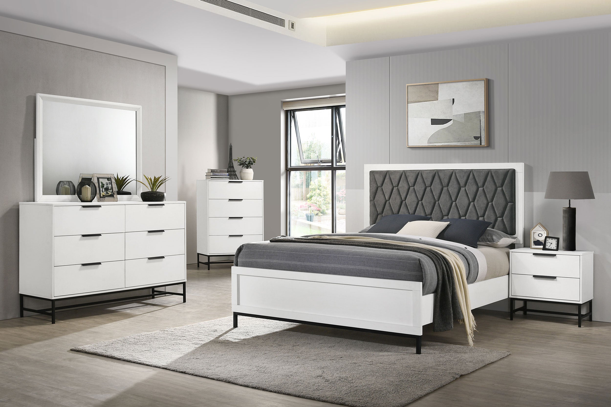 Sonora 4-drawer Bedroom Chest White -