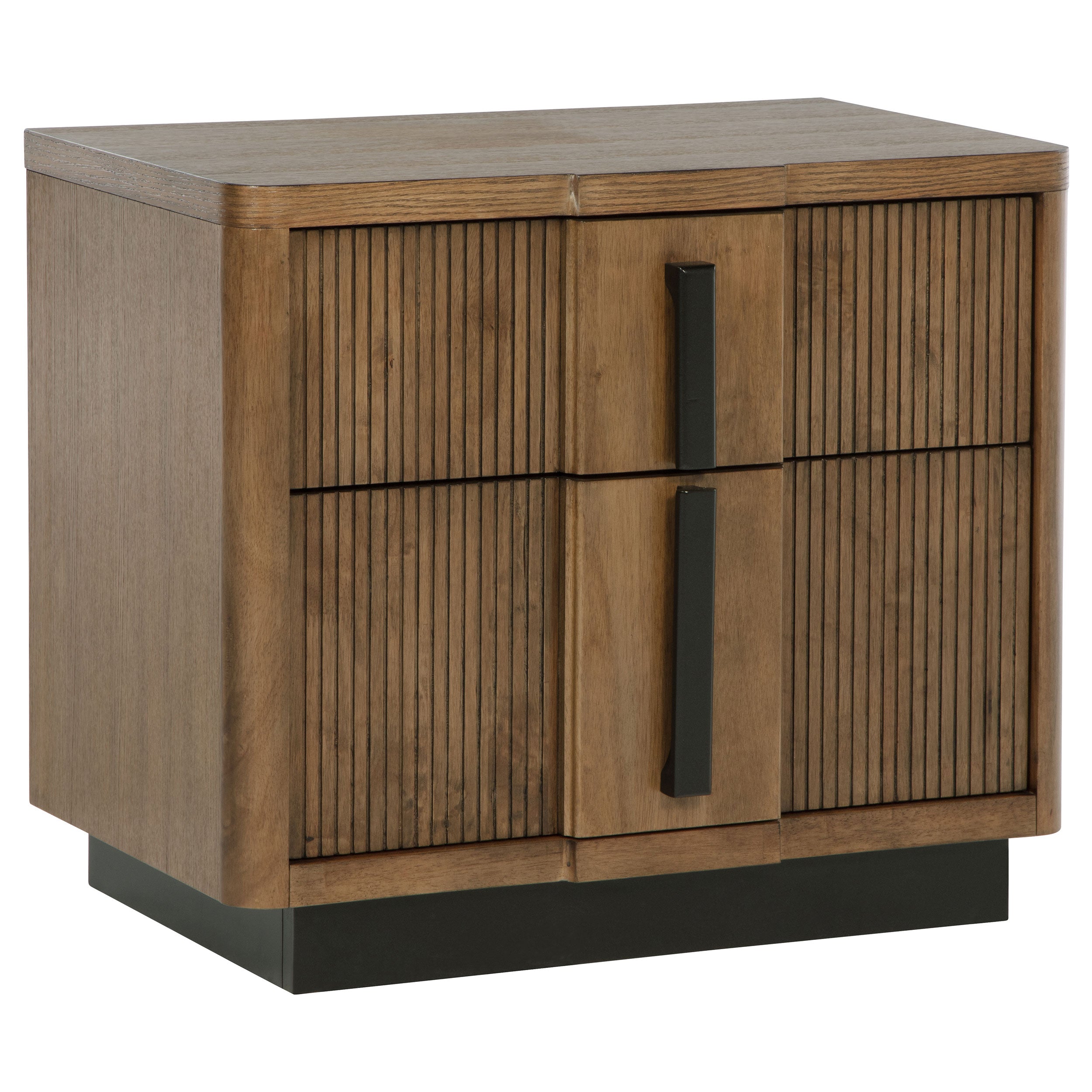 Terrace 2-drawer Nightstand Bedside Table Ash Brown-