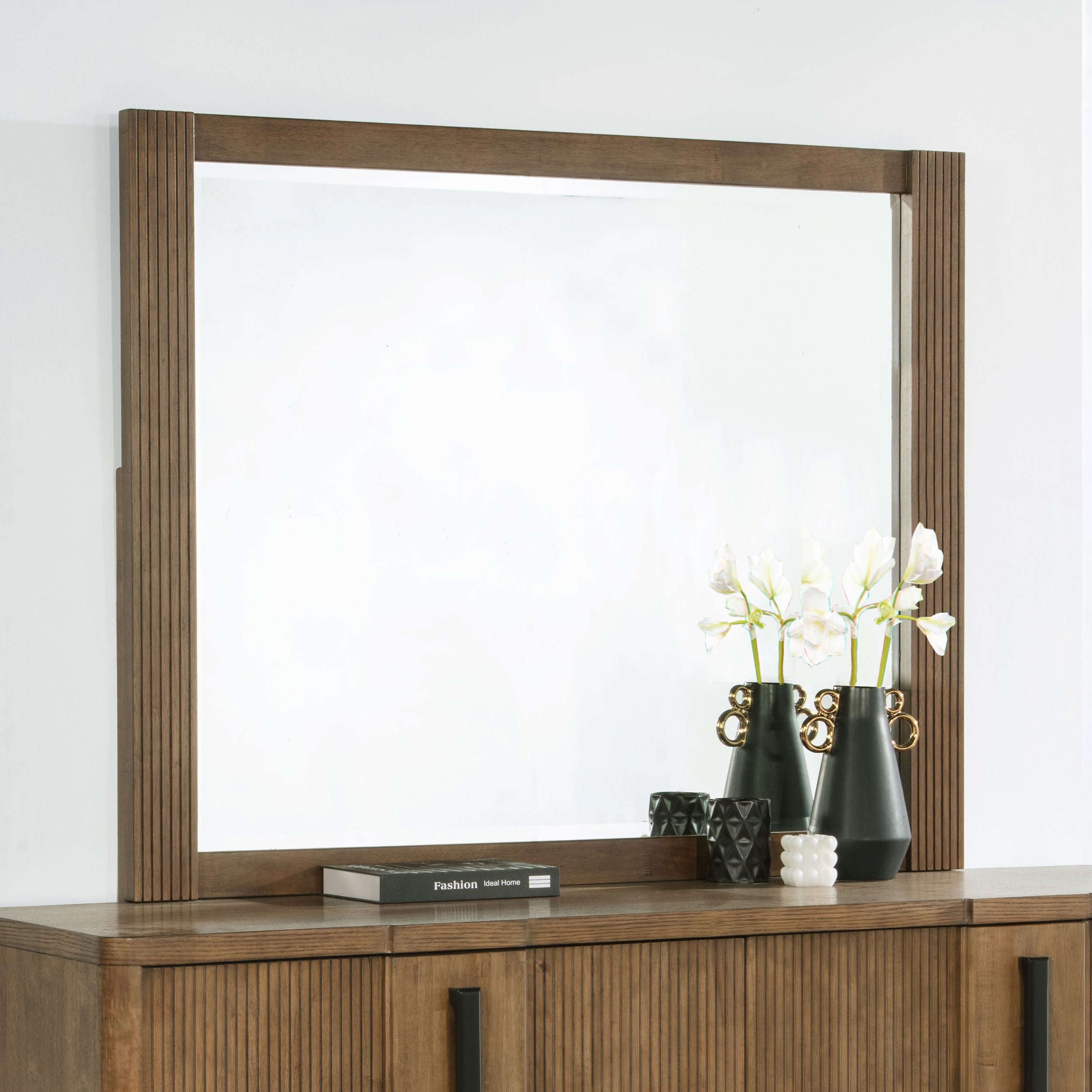 Terrace Dresser Mirror Ash Brown-
