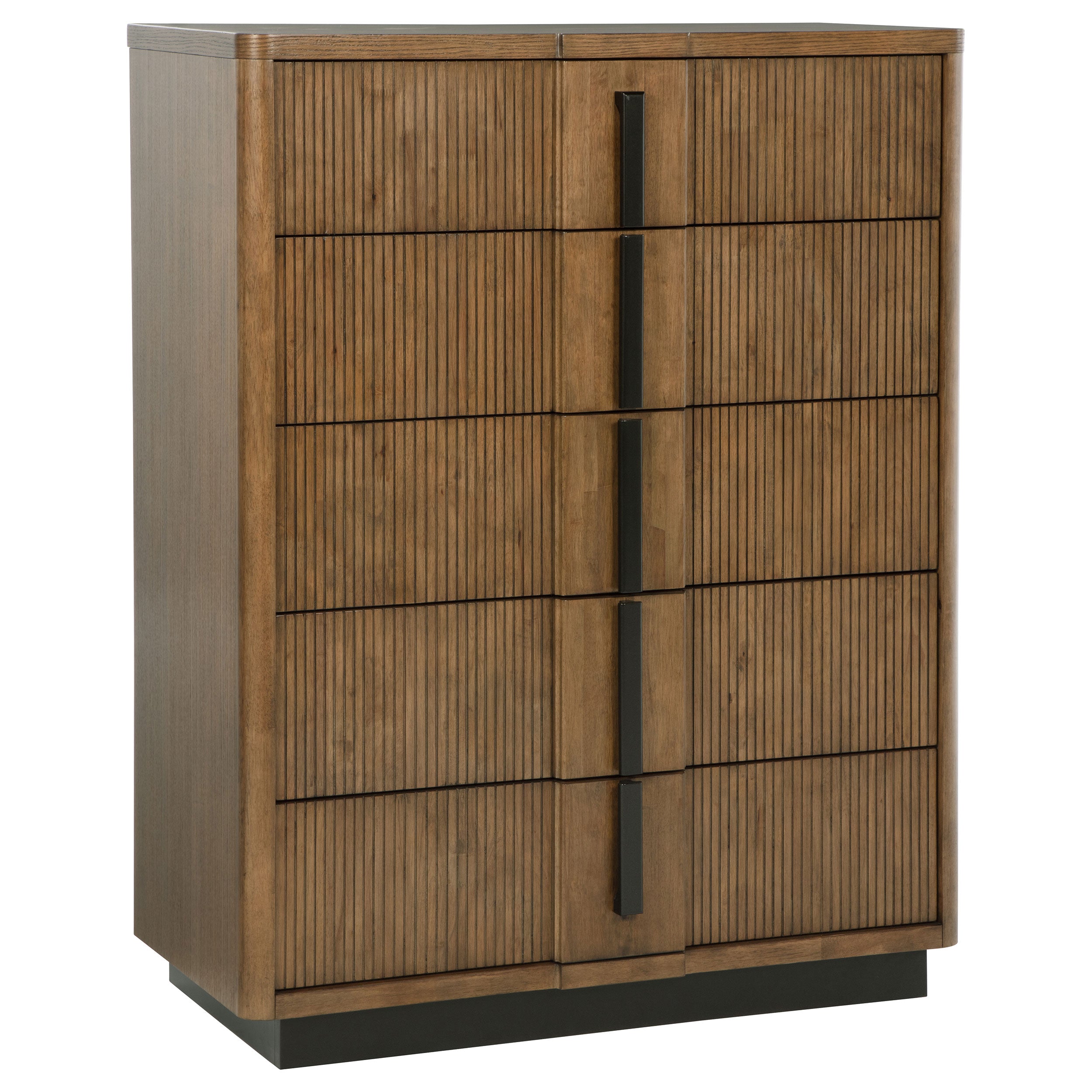 Terrace 5-drawer Chest of Drawers Ash Brown-