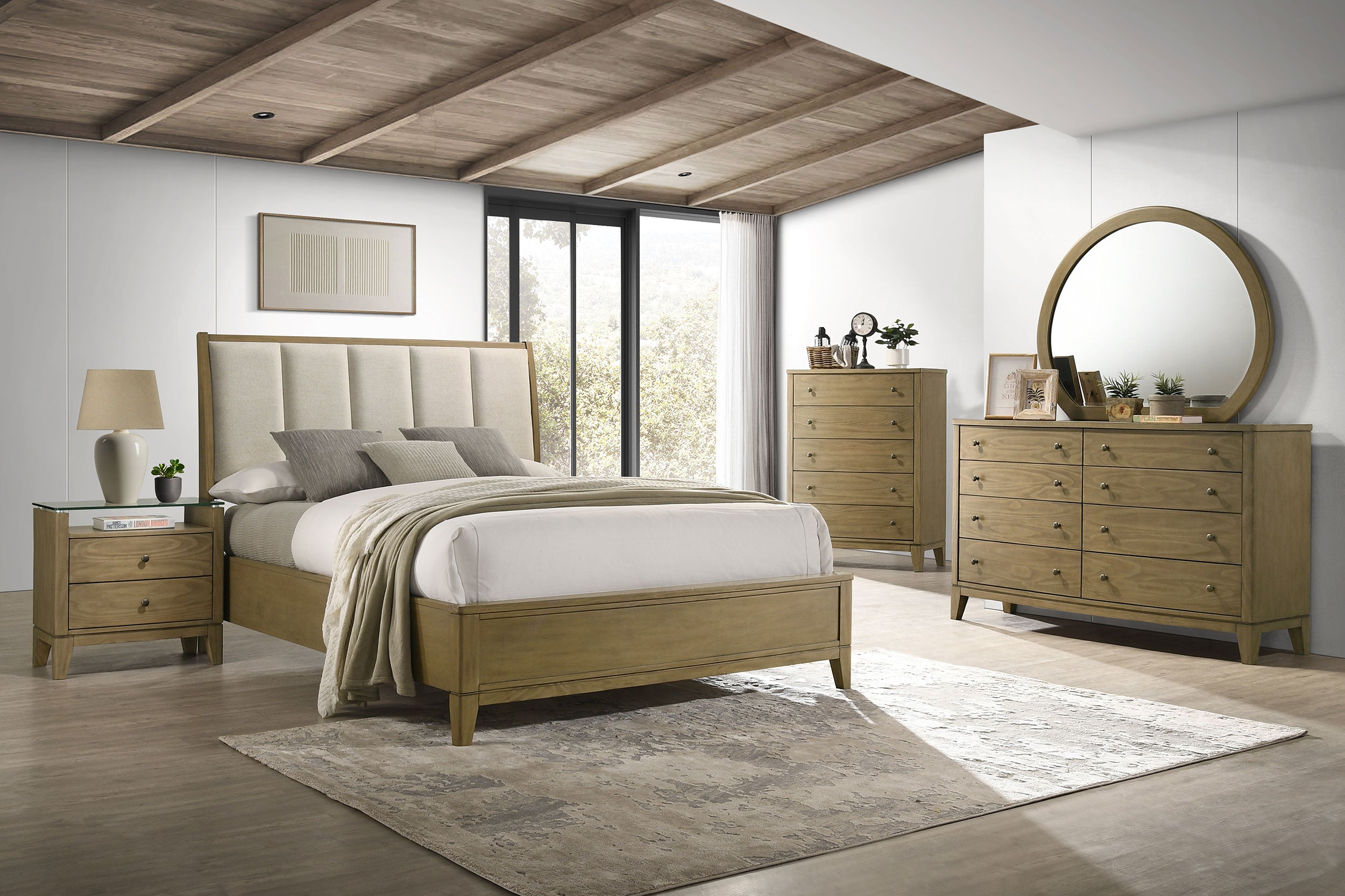 Granada Dresser Mirror Natural Pine-