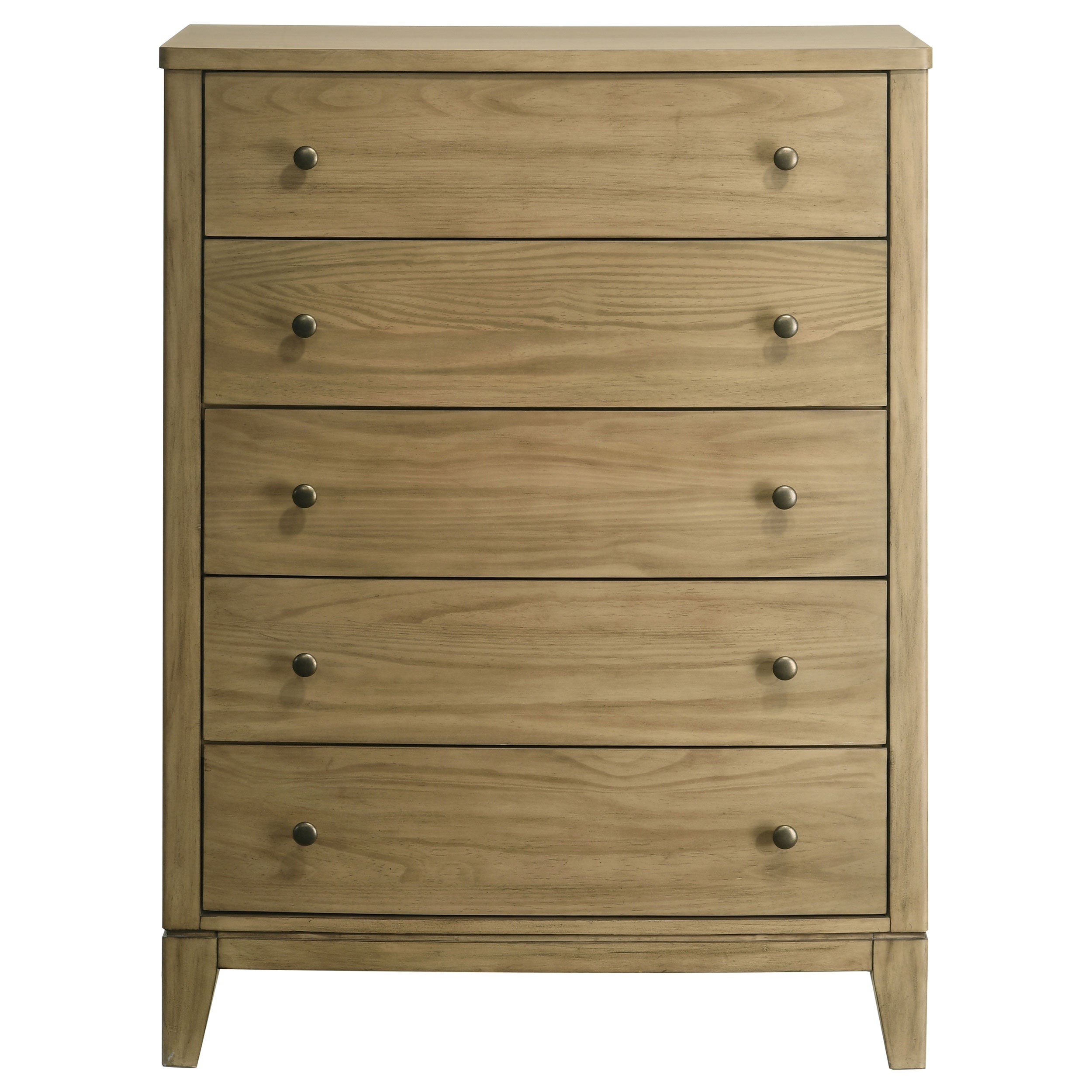 Granada 5-drawer Bedroom Chest of Drawers Natural Pine-
