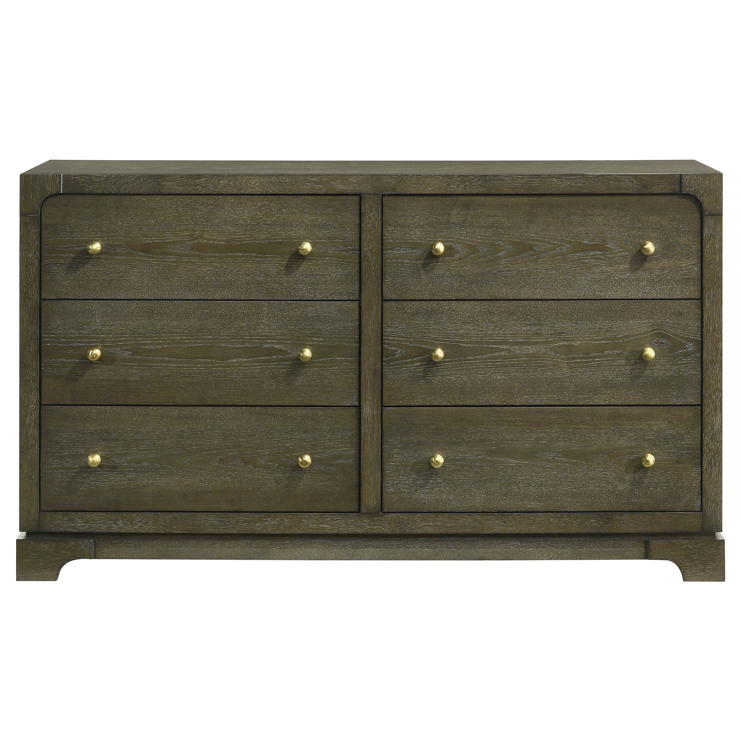 Gran Park 6-drawer Dresser Cabinet Dark Cocoa-