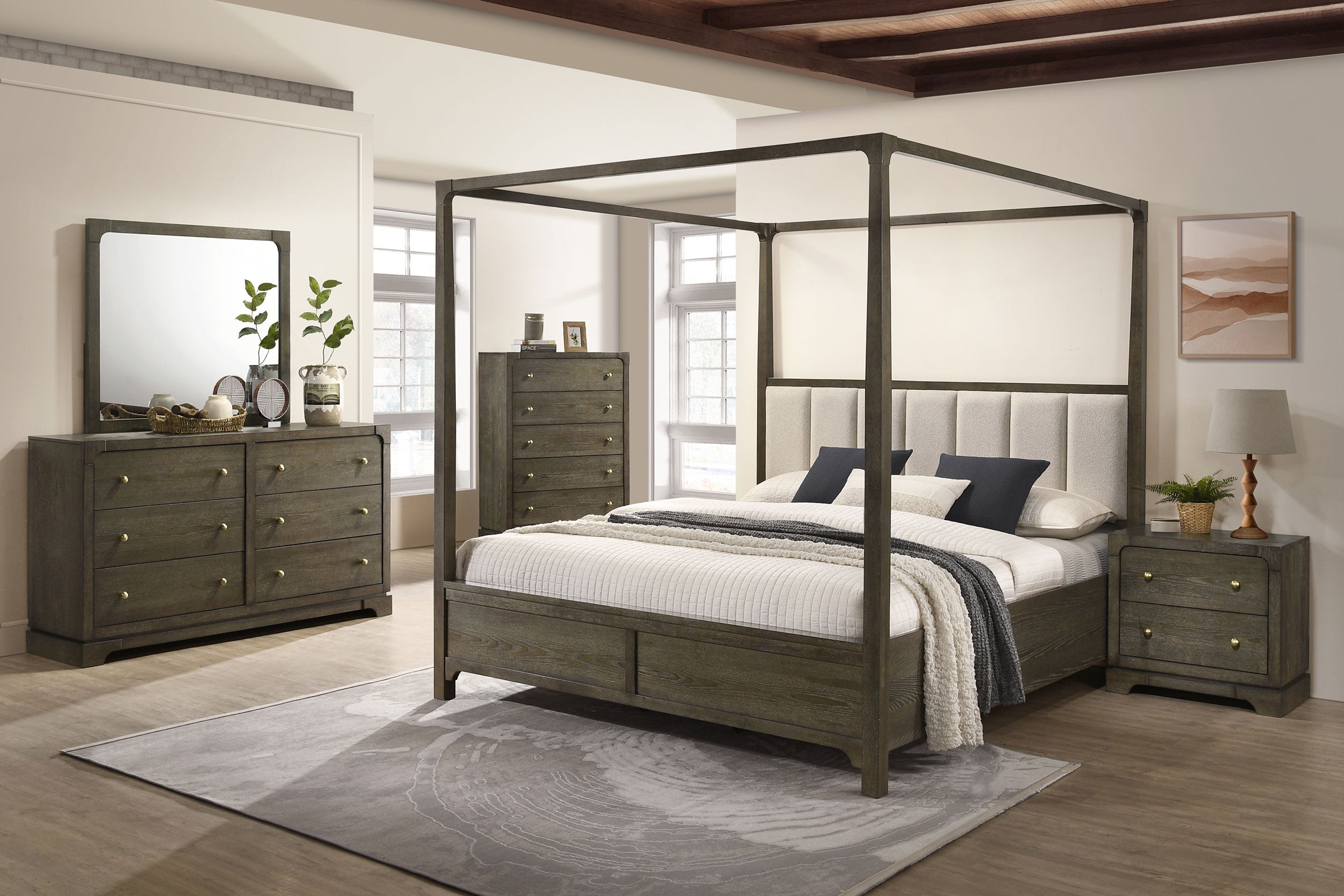 Gran Park 5-drawer Bedroom Chest of Drawers Dark Cocoa-