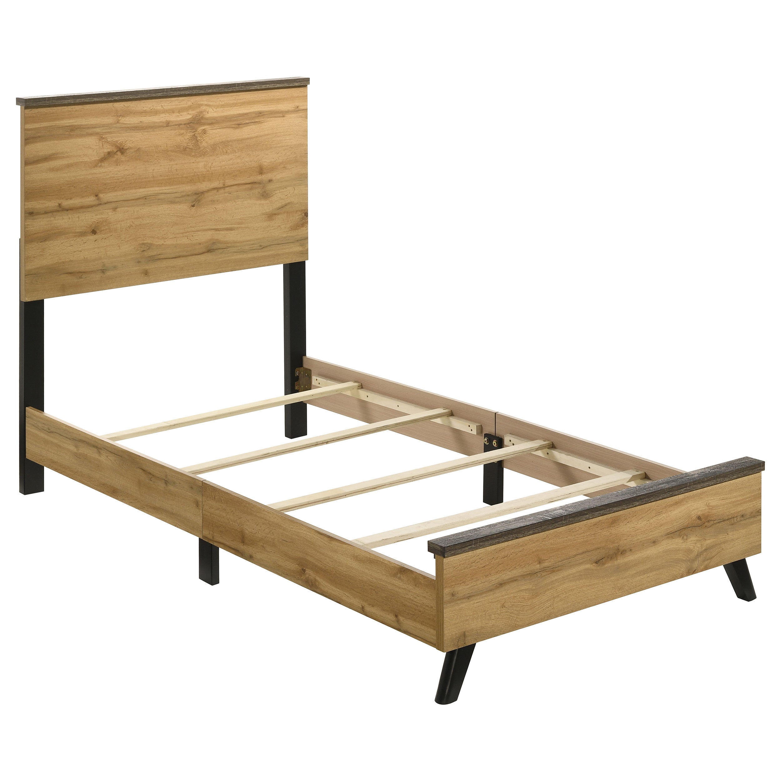 Kaywood 52-inch Twin Panel Bed Natural Pine-