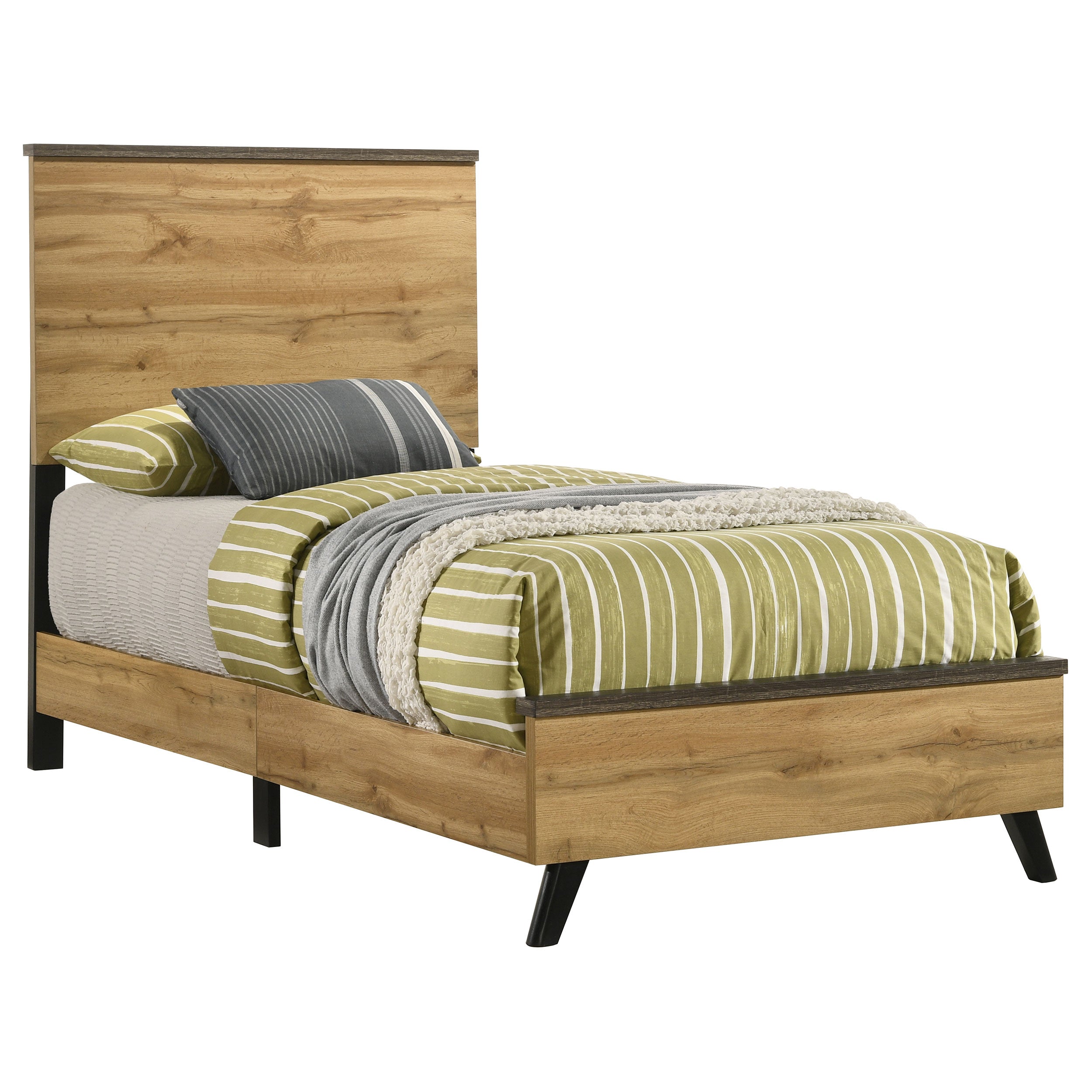 Kaywood 52-inch Twin Panel Bed Natural Pine-