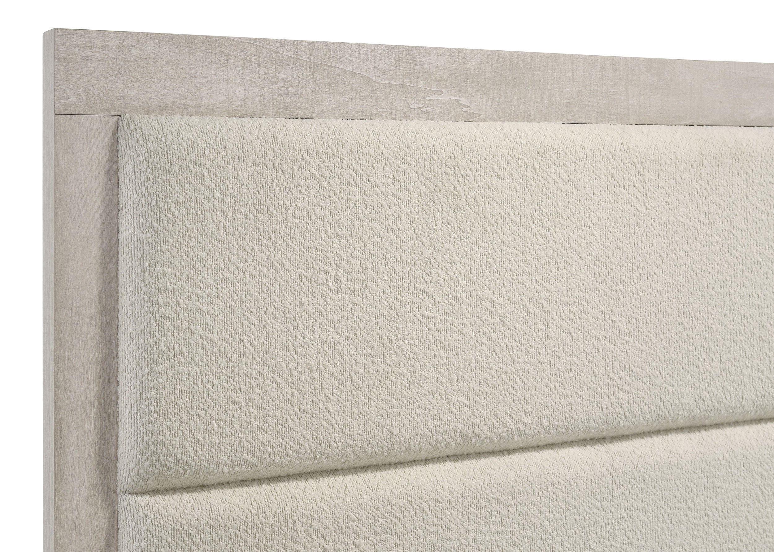 Trenton 54-inch Wood Queen Panel Bed Rustic Cream-