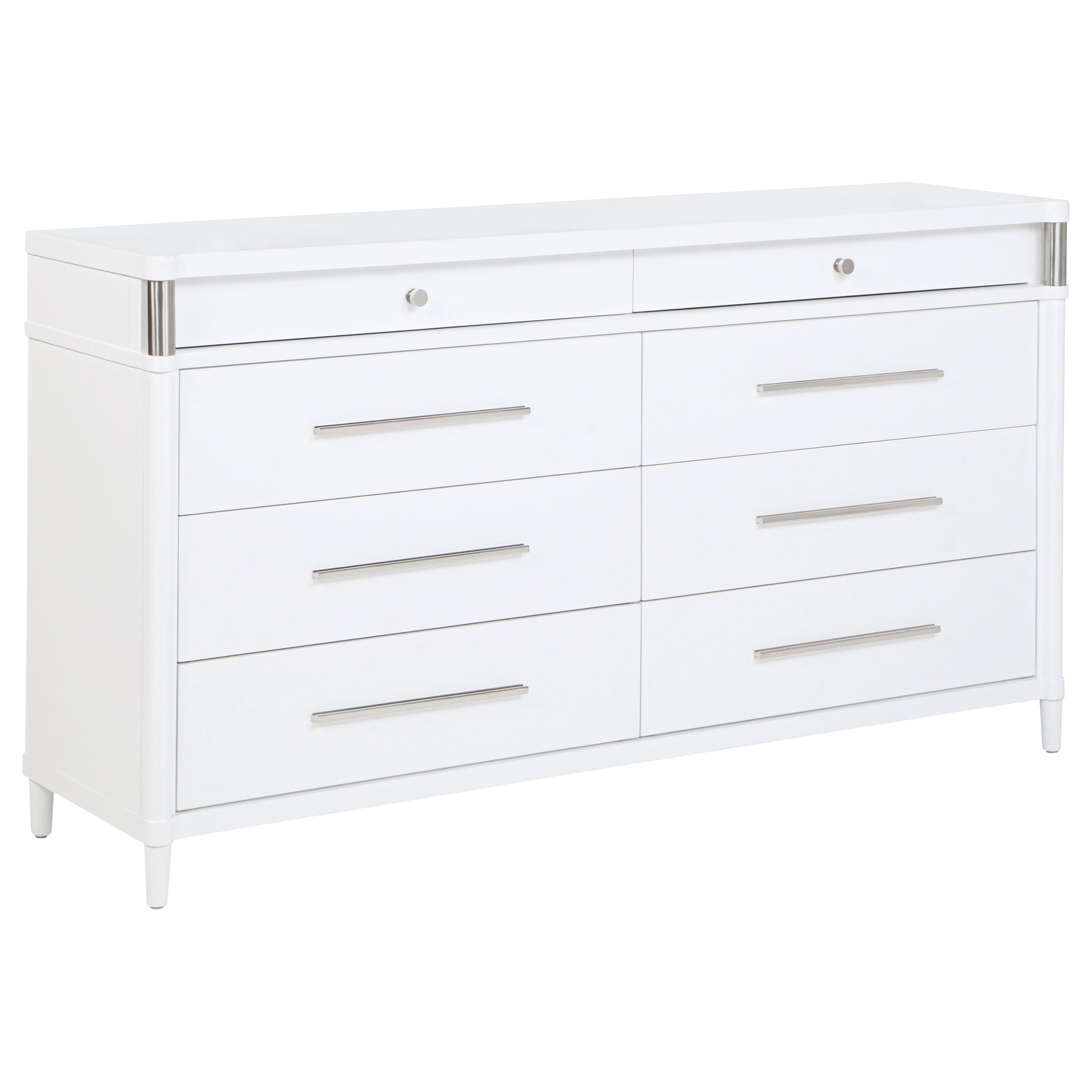 Gracemont 8-drawer Bedroom Dresser Cabinet White-