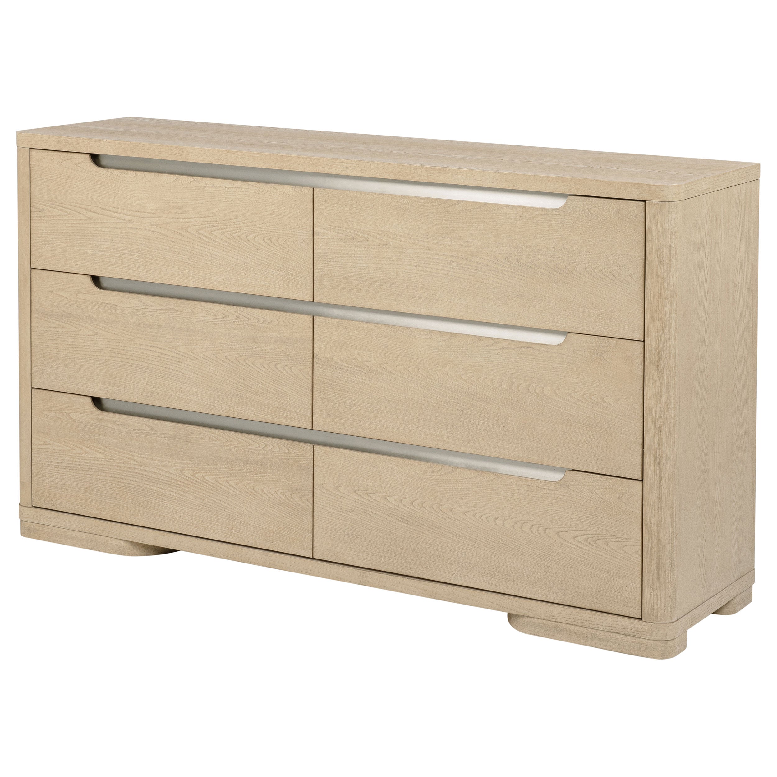 Ladera 6-drawer Bedroom Dresser Light Elm-