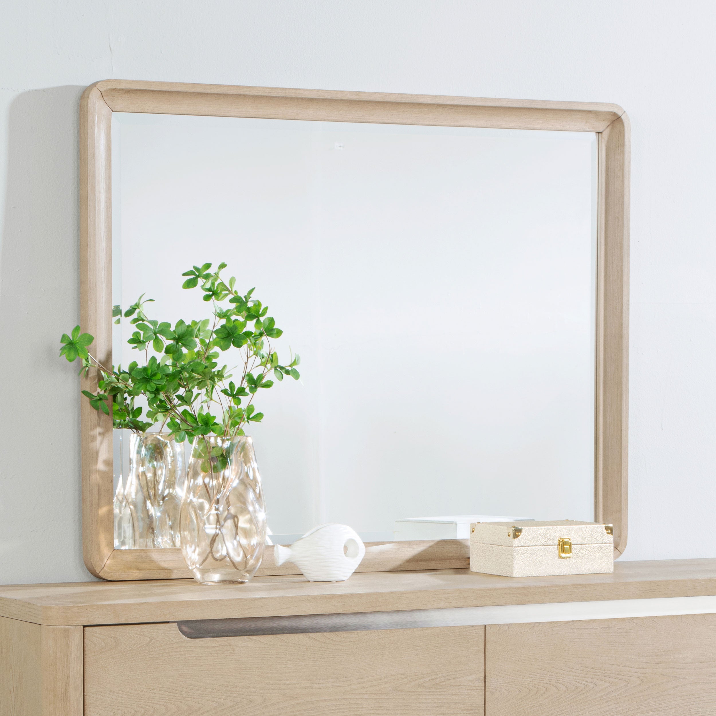 Ladera Dresser Mirror Light Elm-