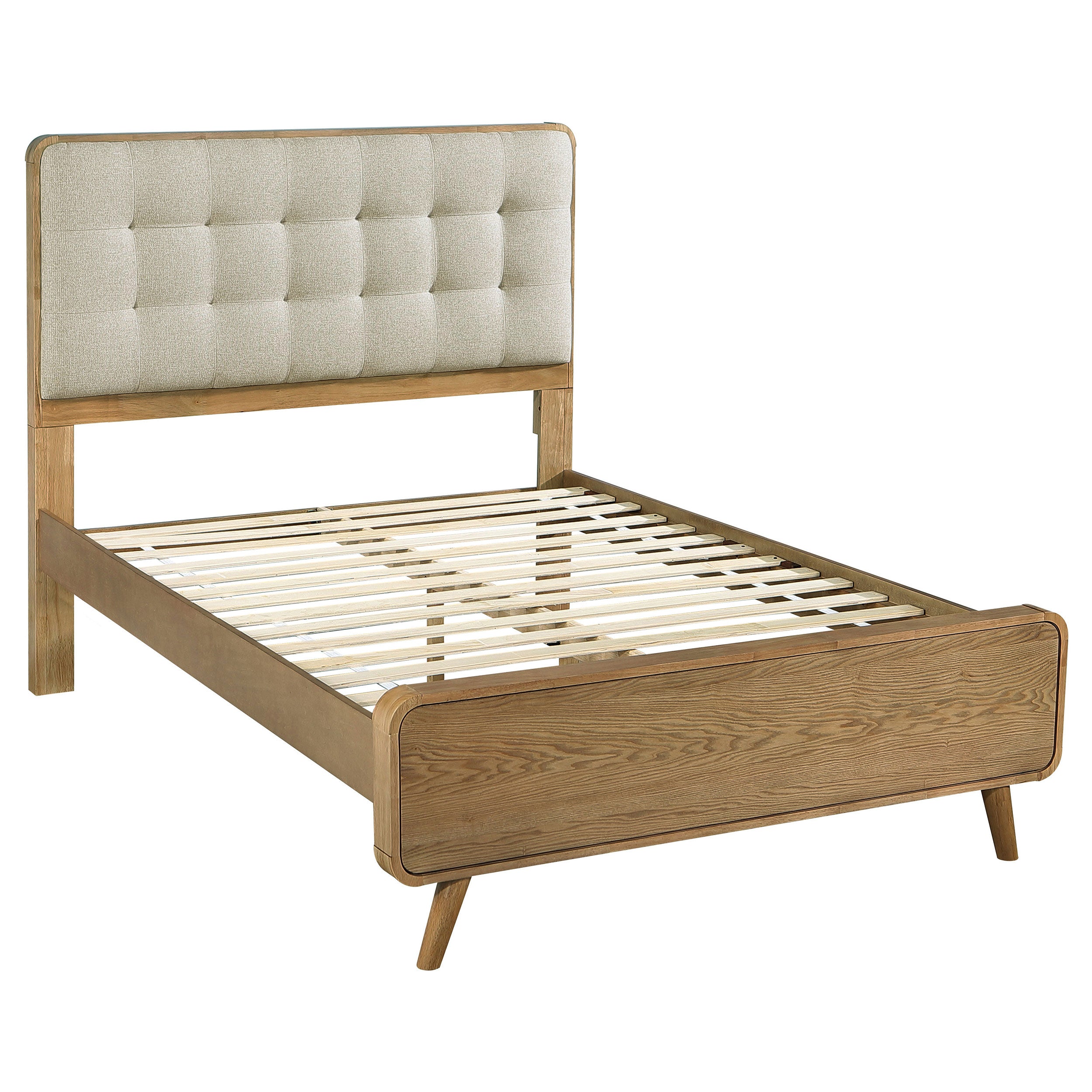 Robyn Wood Full Platform Bed Light Ash-