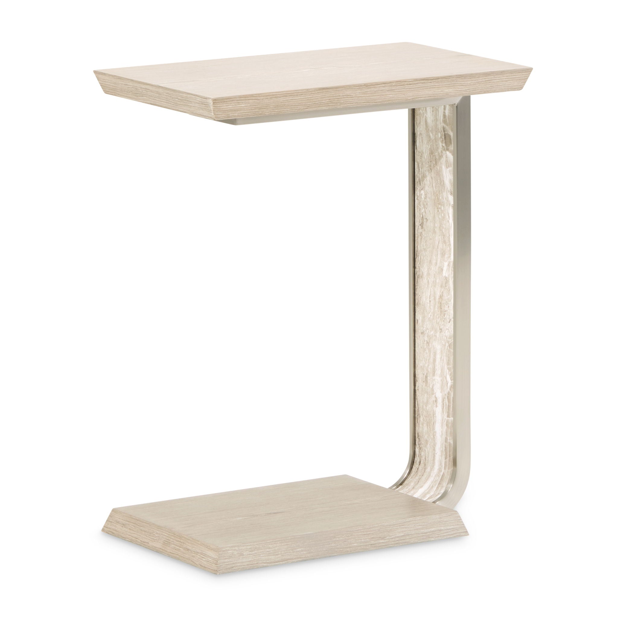 Lotus Bay - C-Shaped Accent Table - Sand