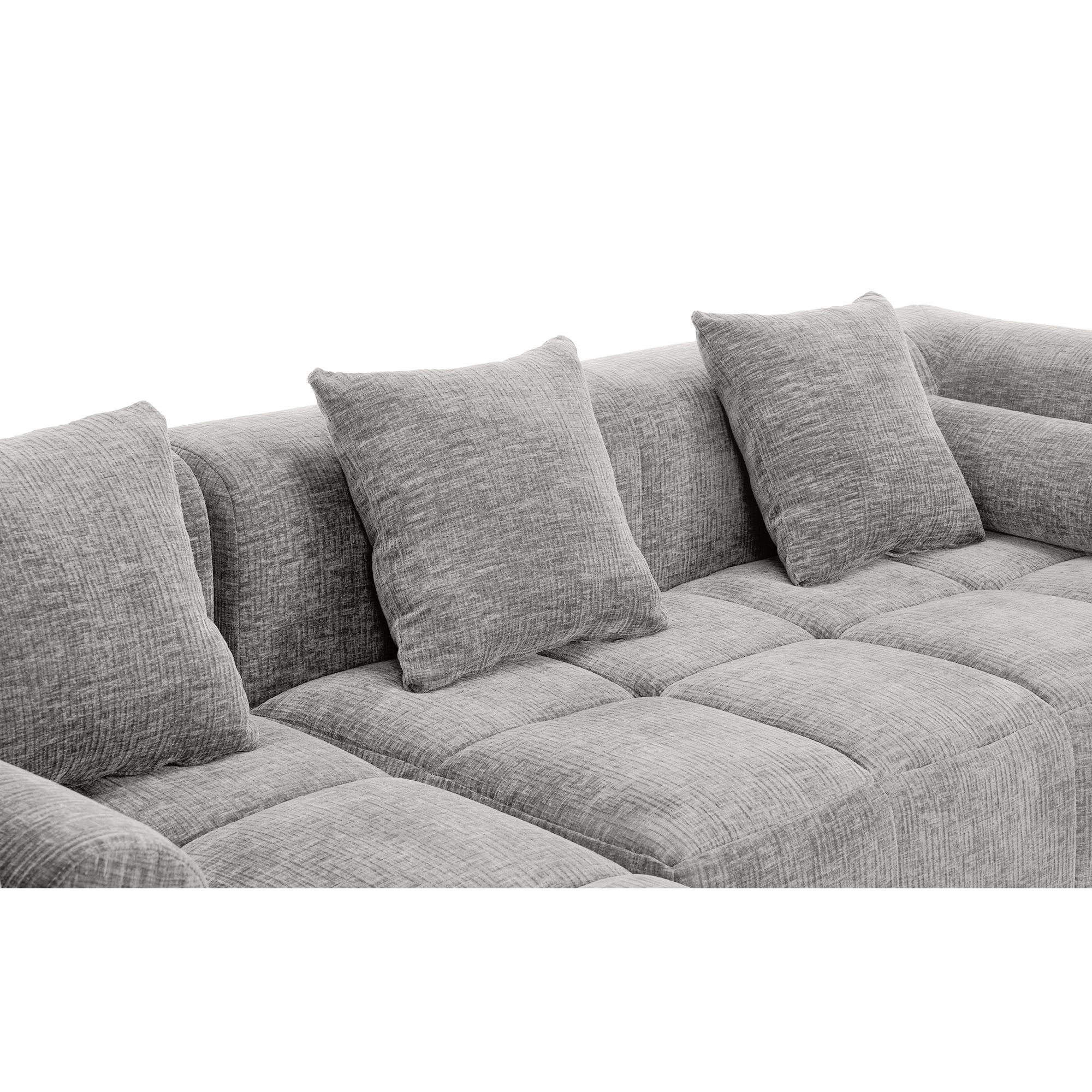 Sectional Free Combined Sofa With 2 Side Pockets