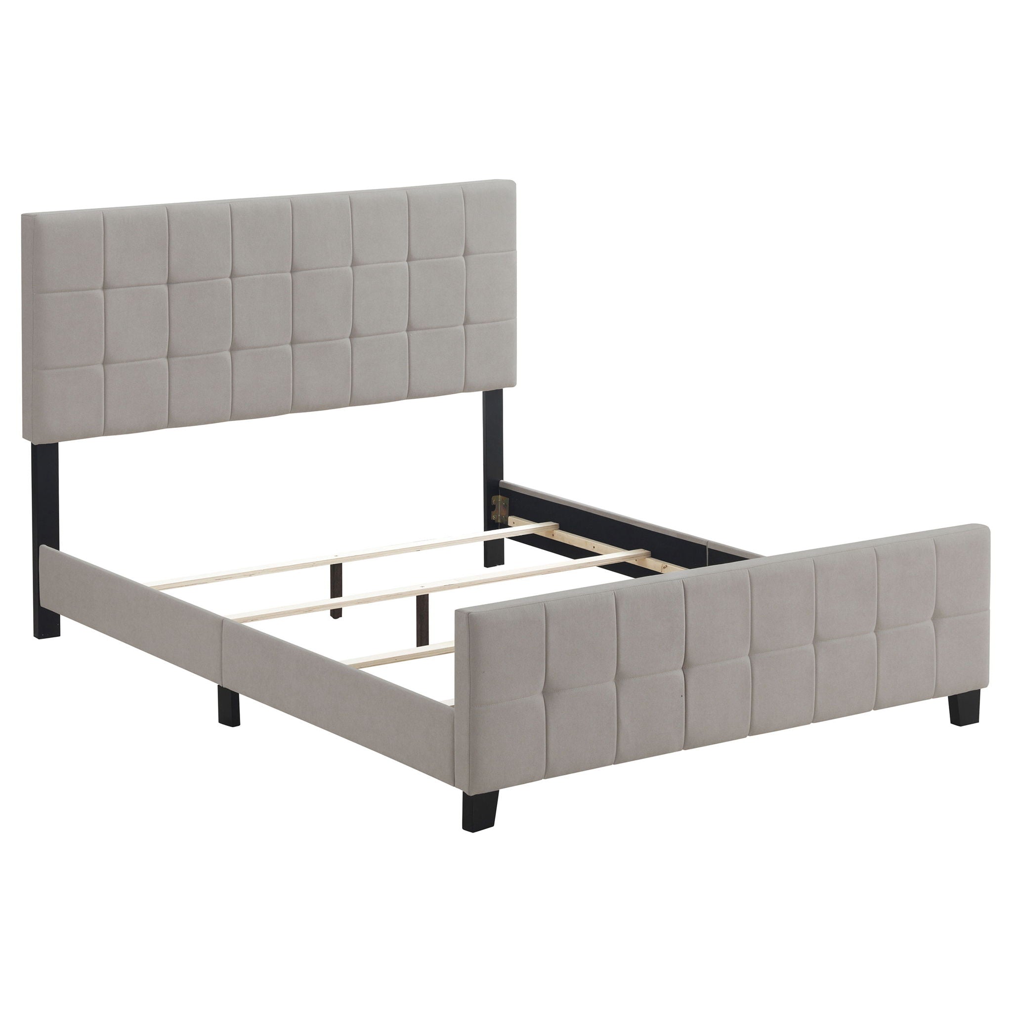 Destiny - Eastern King Panel Bed - Beige