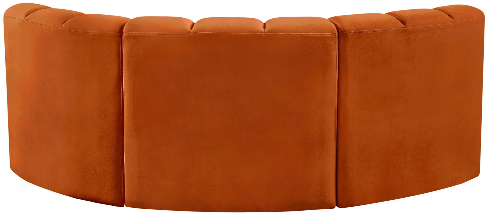 Arc - Velvet 3 Piece Modular U-Shaped Sofa - Best Buy Furniture
