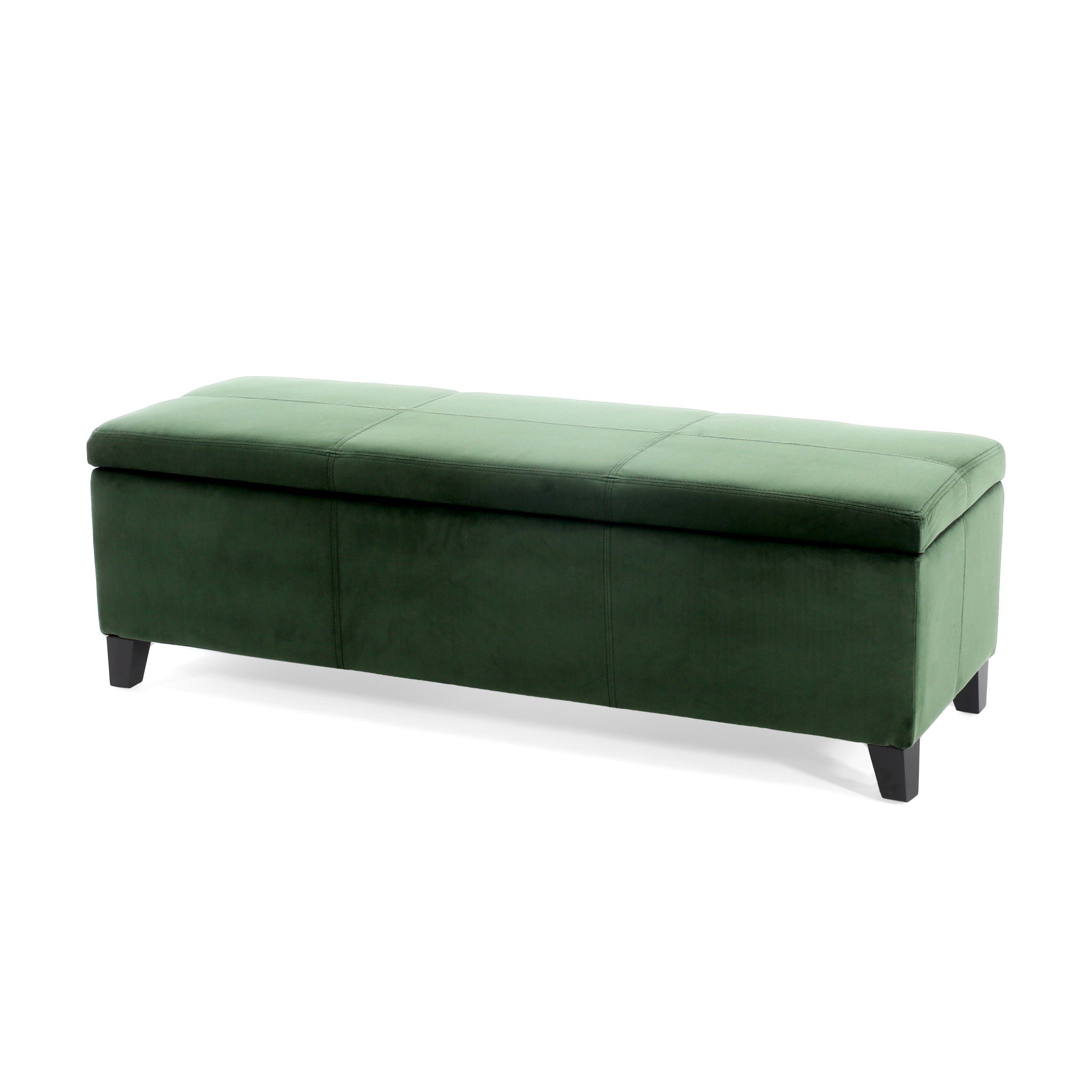 Glouster - Storage Ottoman - Retro Green