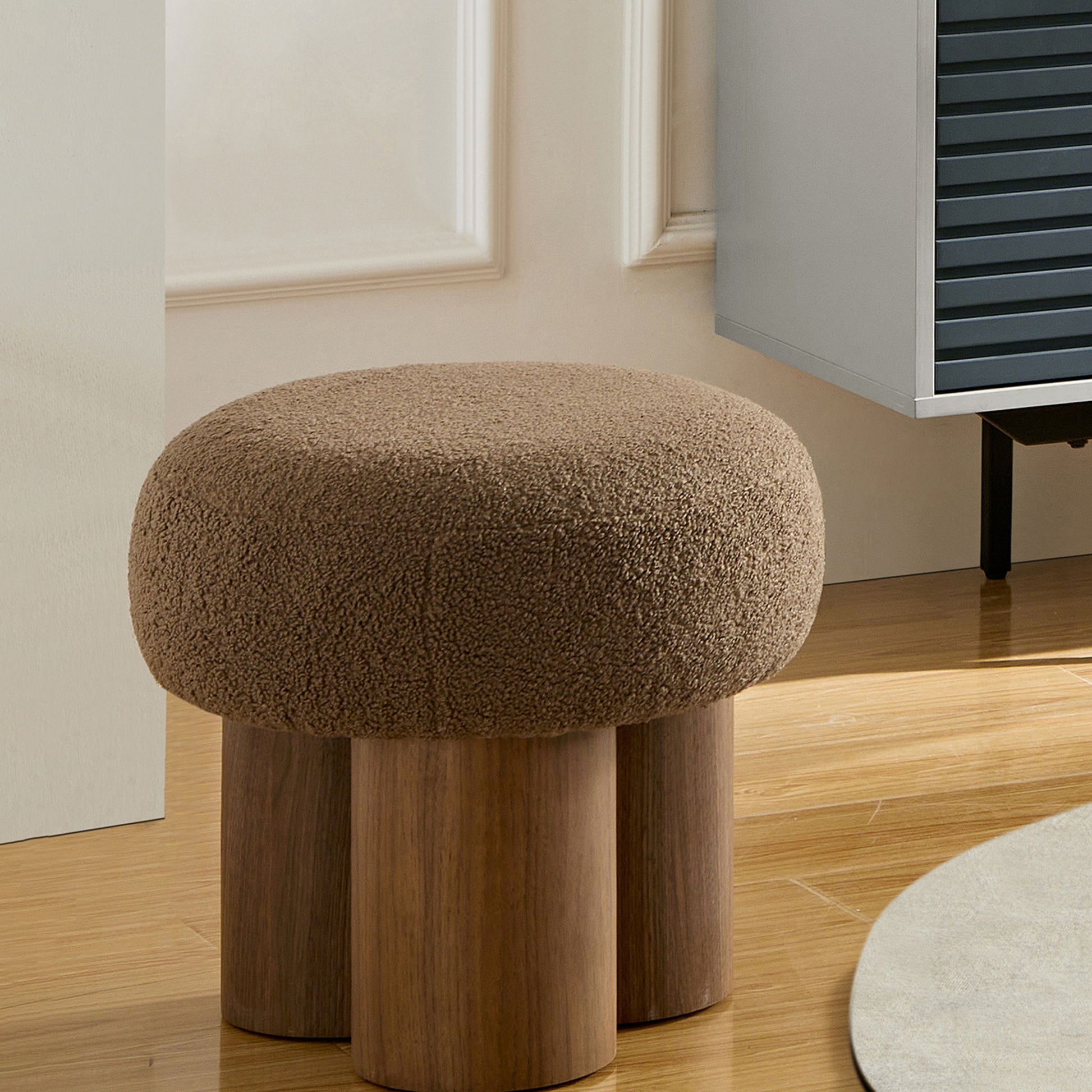 Versatile Mushroom Stool With Cushion - Best Buy Furniture