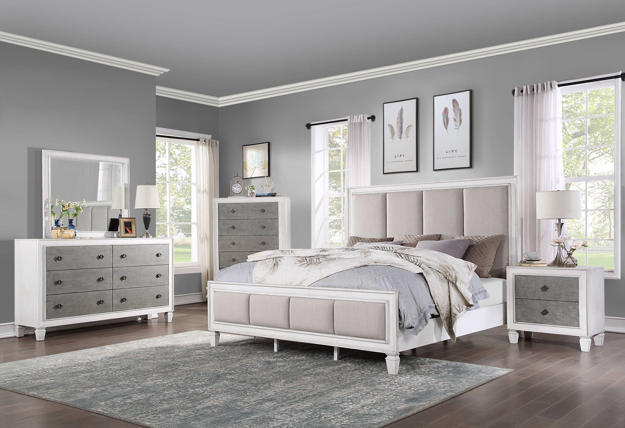 Katia - Upholstered Bed - Best Buy Furniture