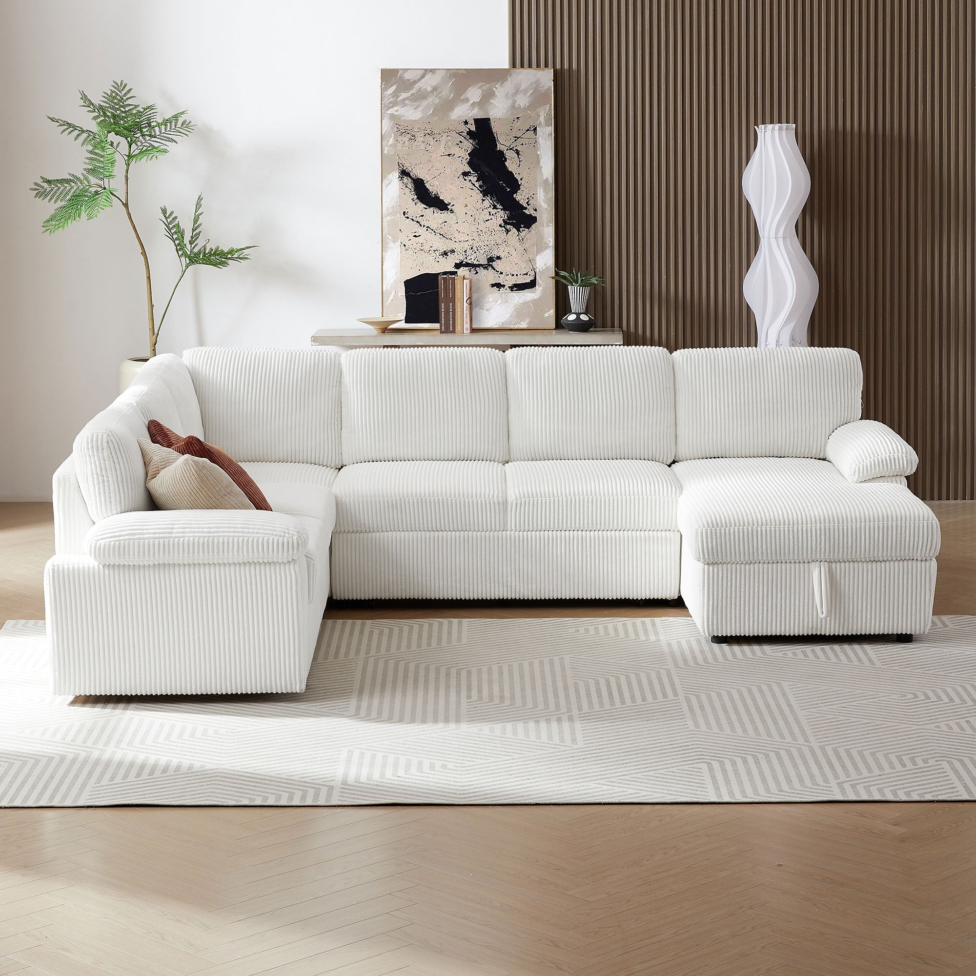 Oversized Modular Storage Sectional Sofa Couch