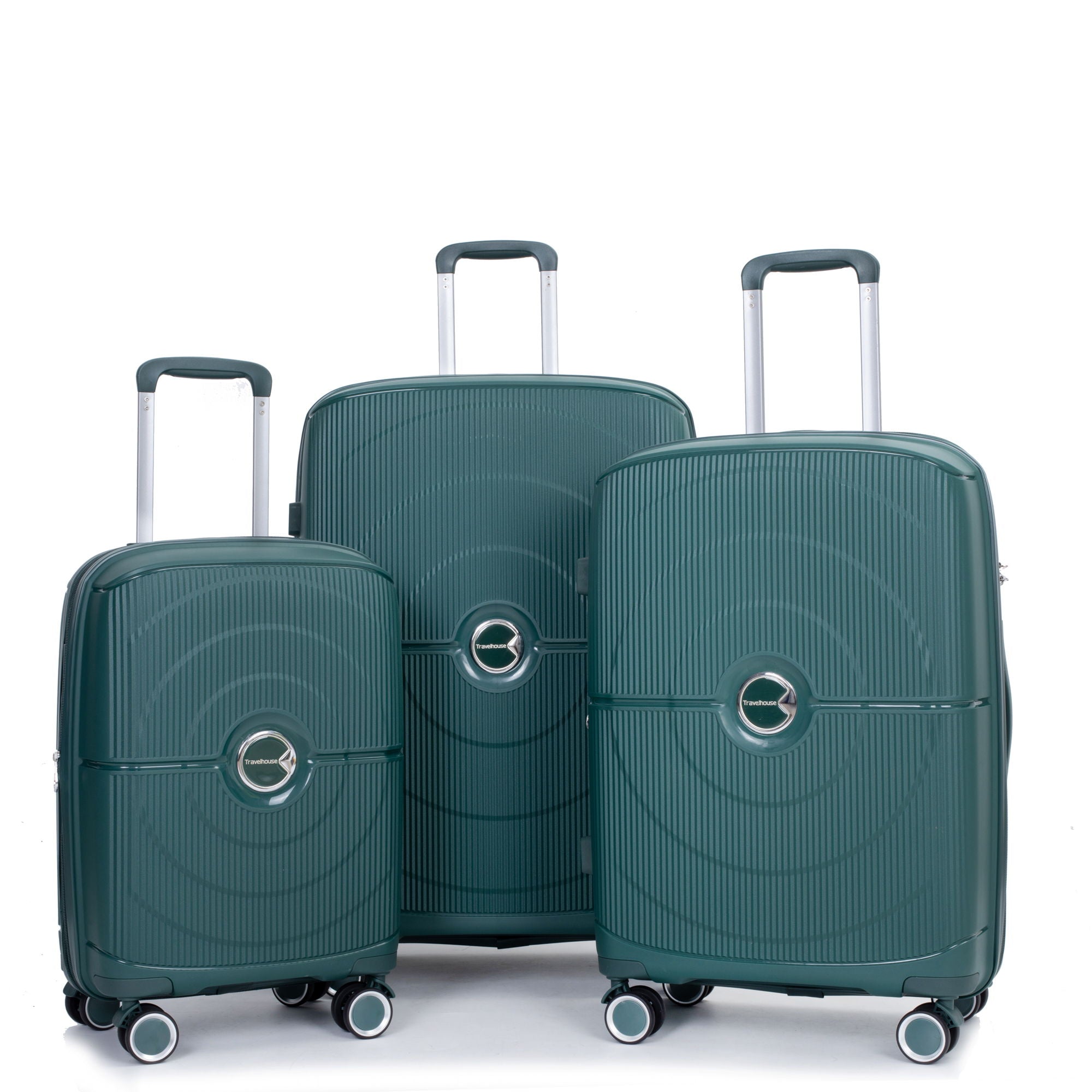 Expandable Hardshell Suitcase Double Spinner Wheels Luggage Sets