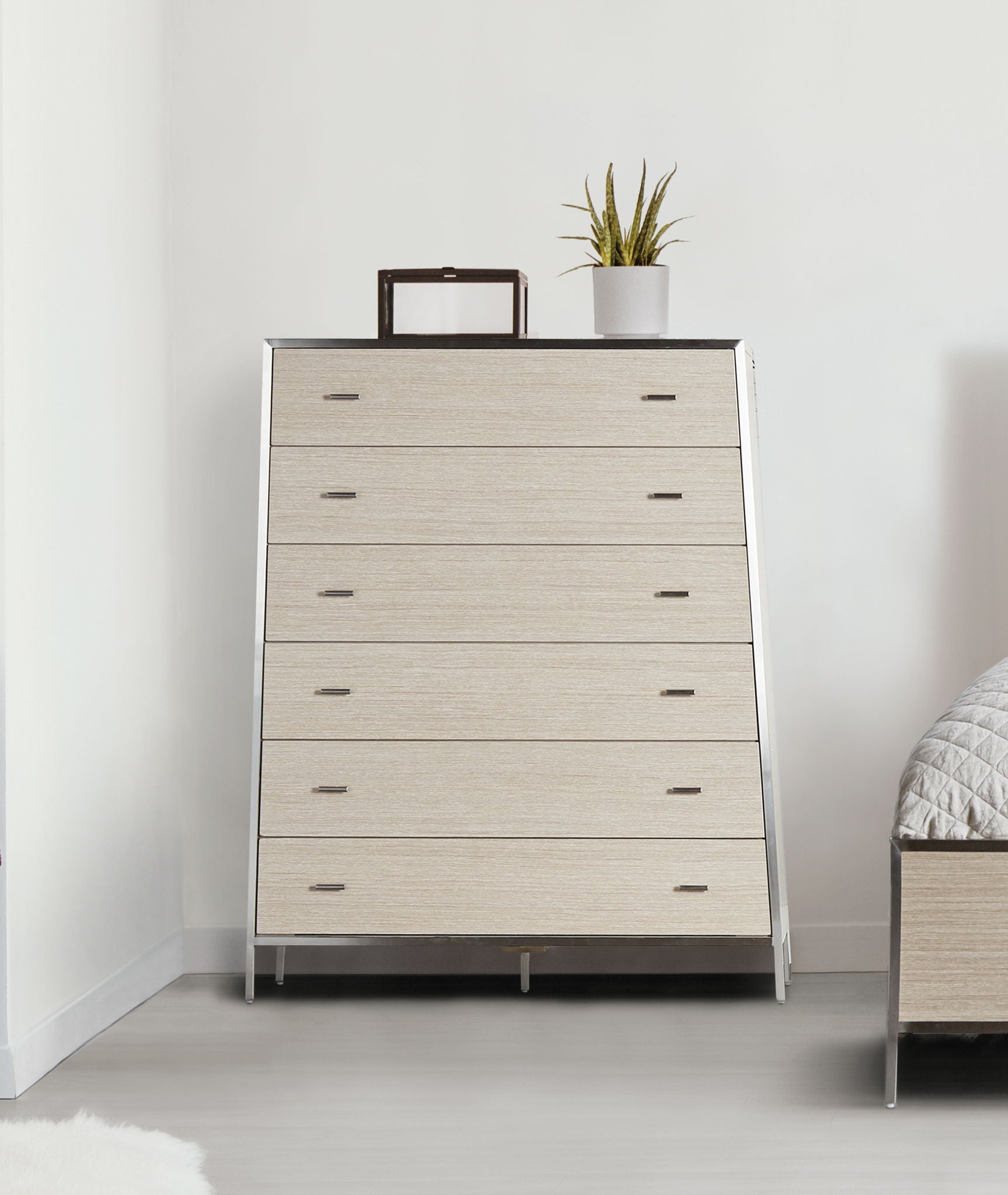 Silverlake Village - 6-Drawer Chest - Washed Oak - Best Buy Furniture