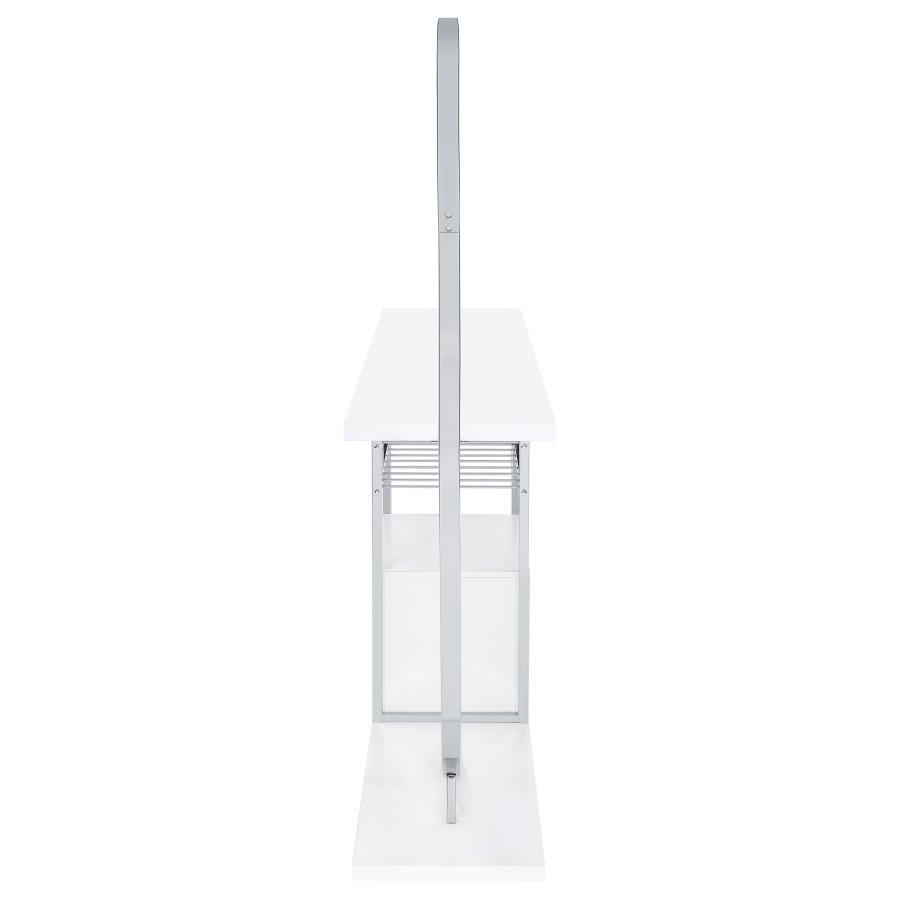 Risley - 2-Door Circular LED Home Bar With Wine Storage