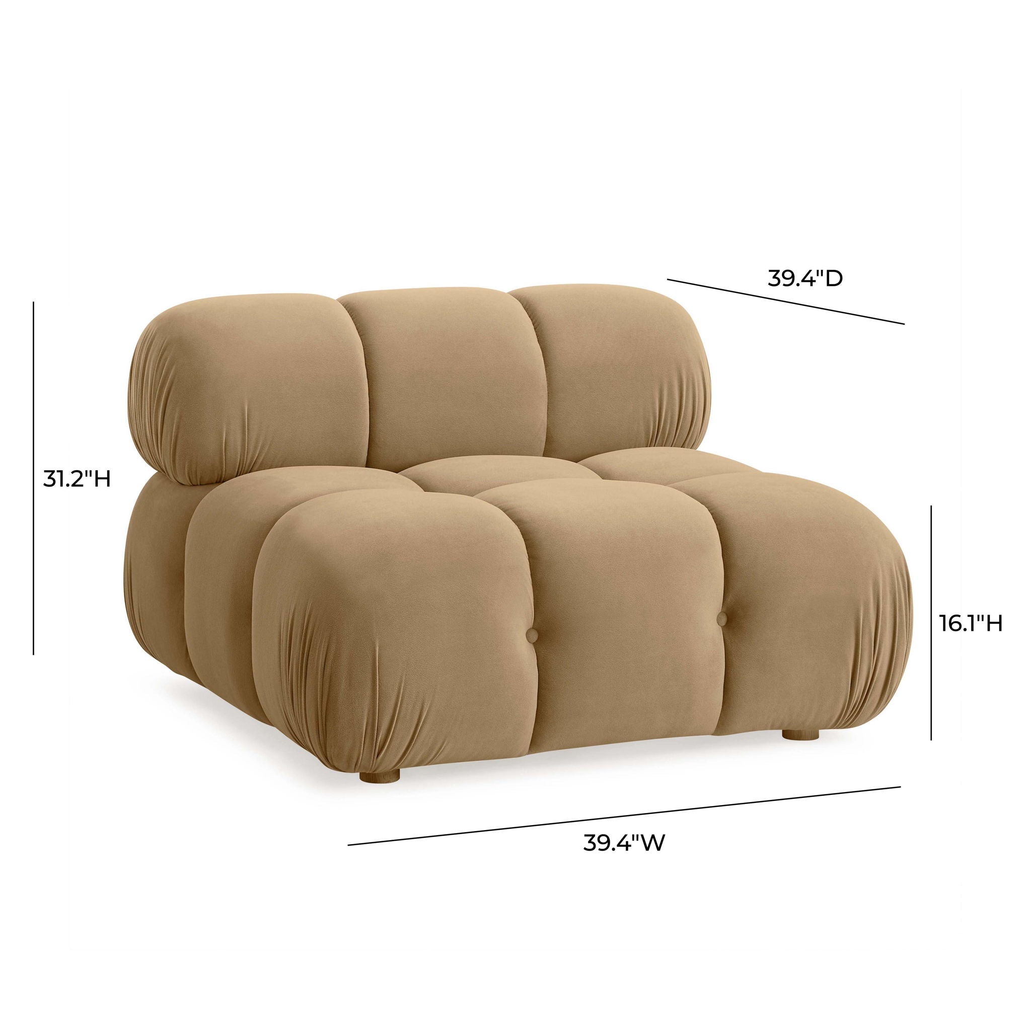 Calliope - Modular Armless Chair