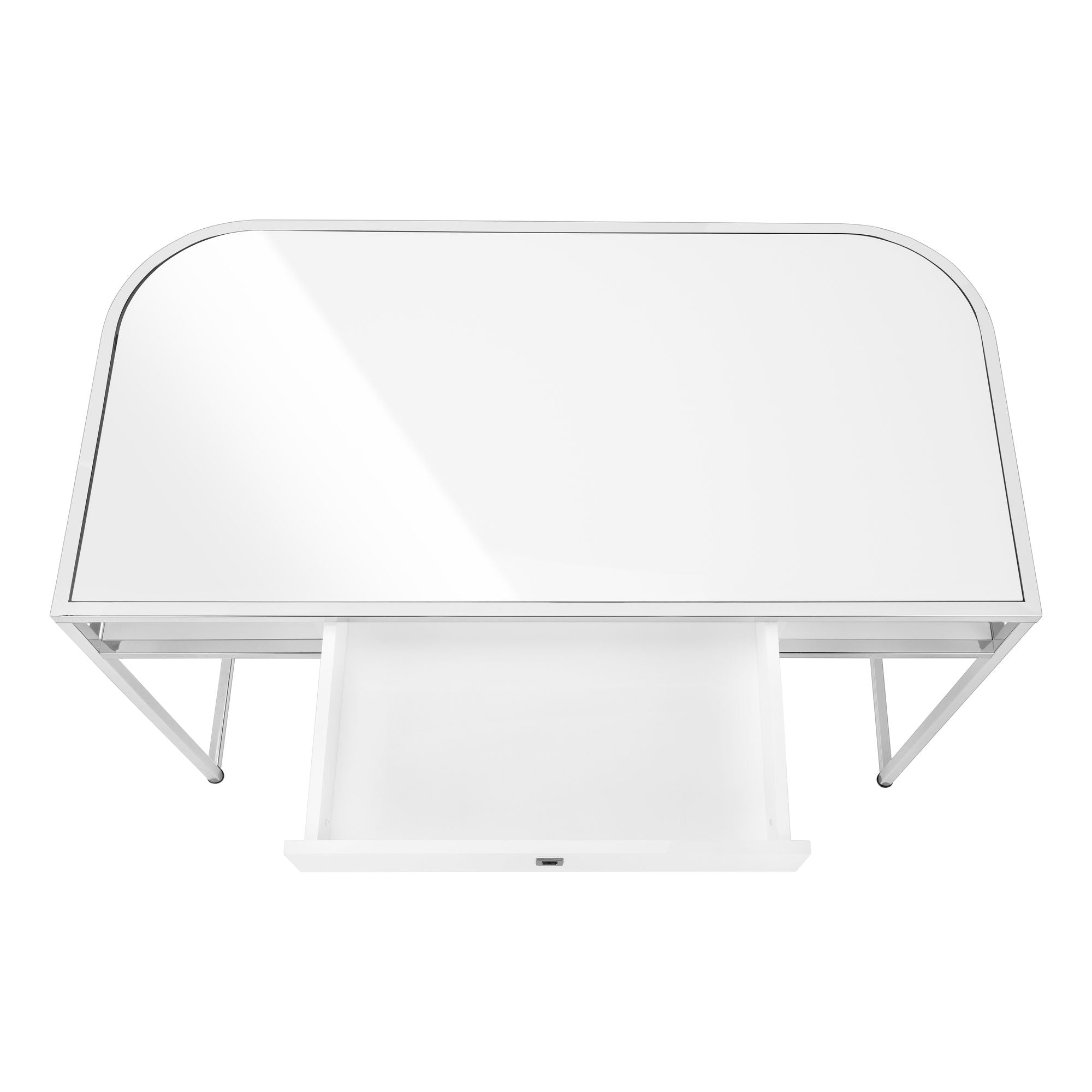 Computer Desk For Home Office, Laptop, Storage Drawers, Contemporary And Modern - White - Best Buy Furniture