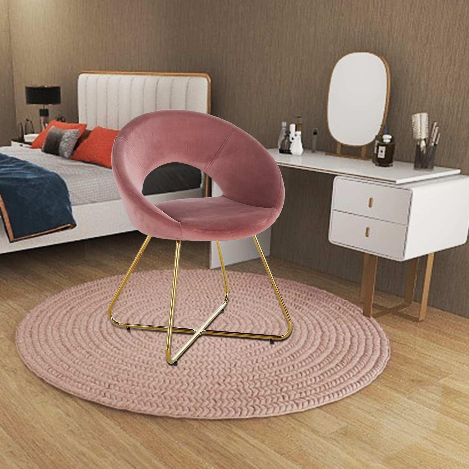Modern Accent Velvet Lounge Chair