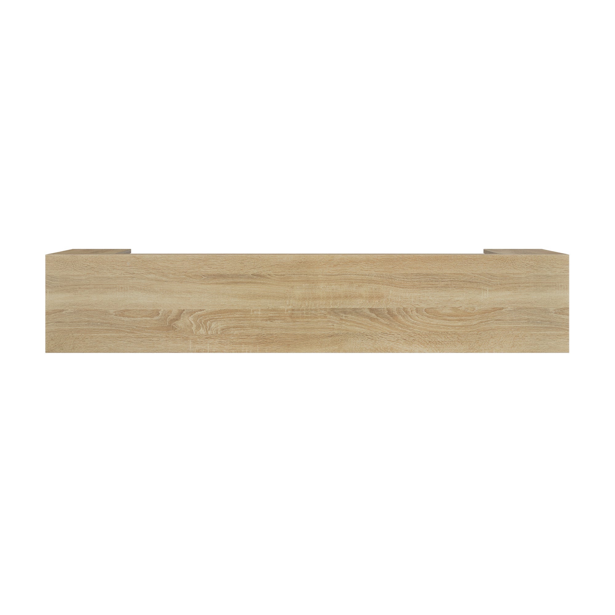 Farmhouse Style Oak-Colored Extra-Long Console Table