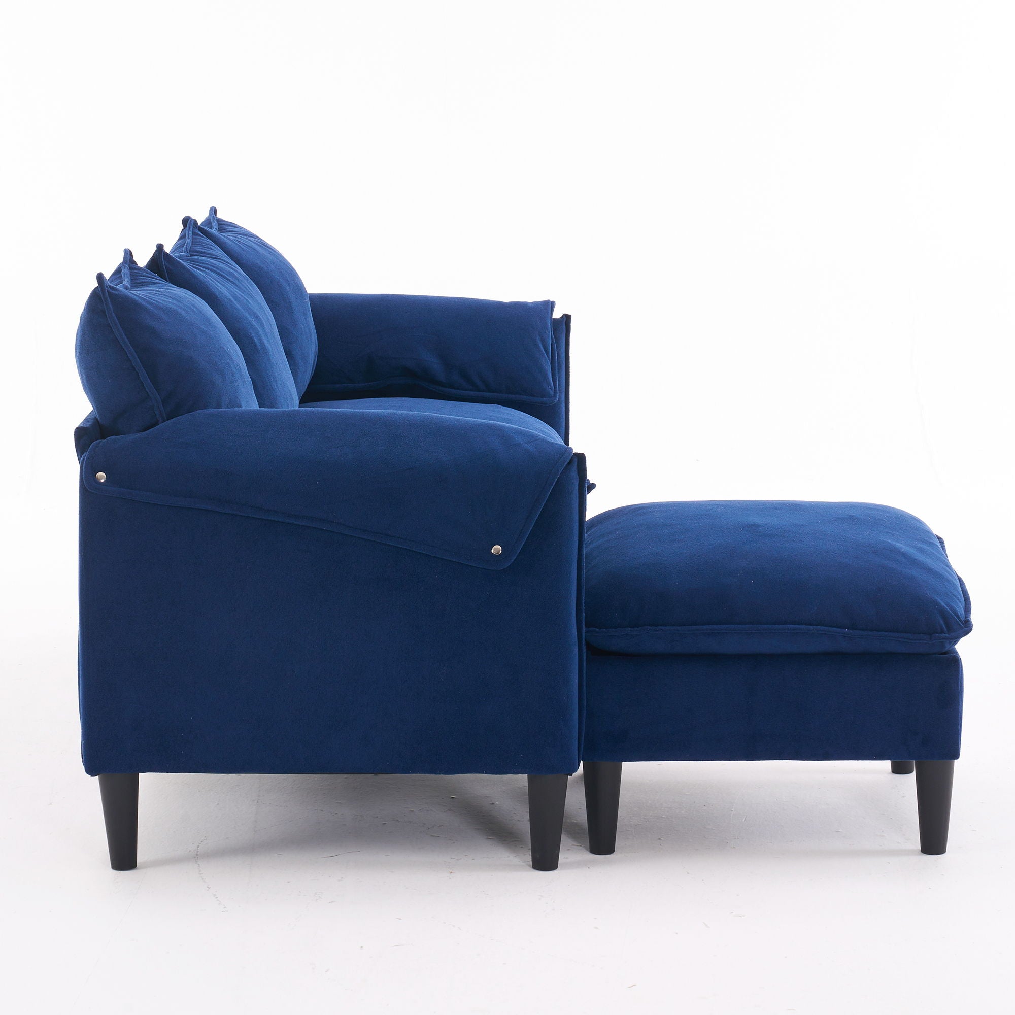 Convertible Combination Sofa With Footstools With Storage