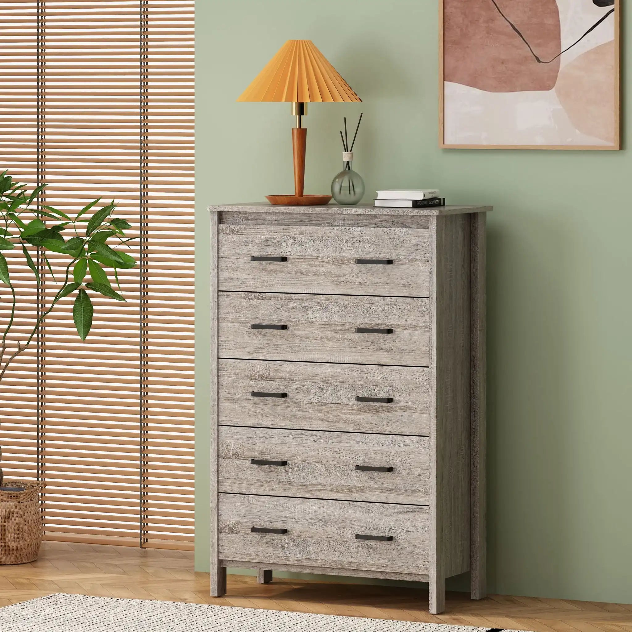 Titeca - Contemporary 5 Drawer Dresser