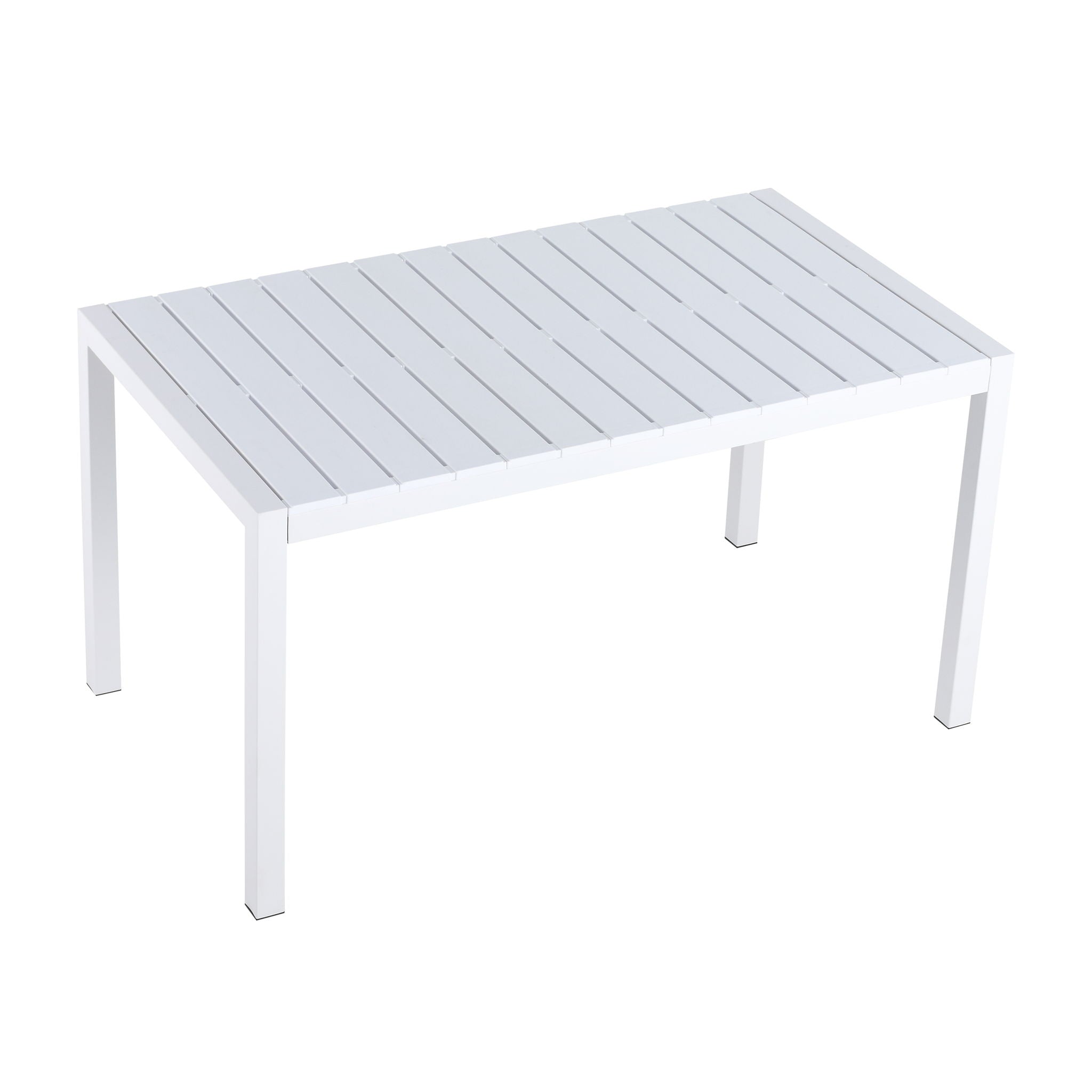 4 Piece Set Of Modern Color Block Designed Single Chairs With Long Table