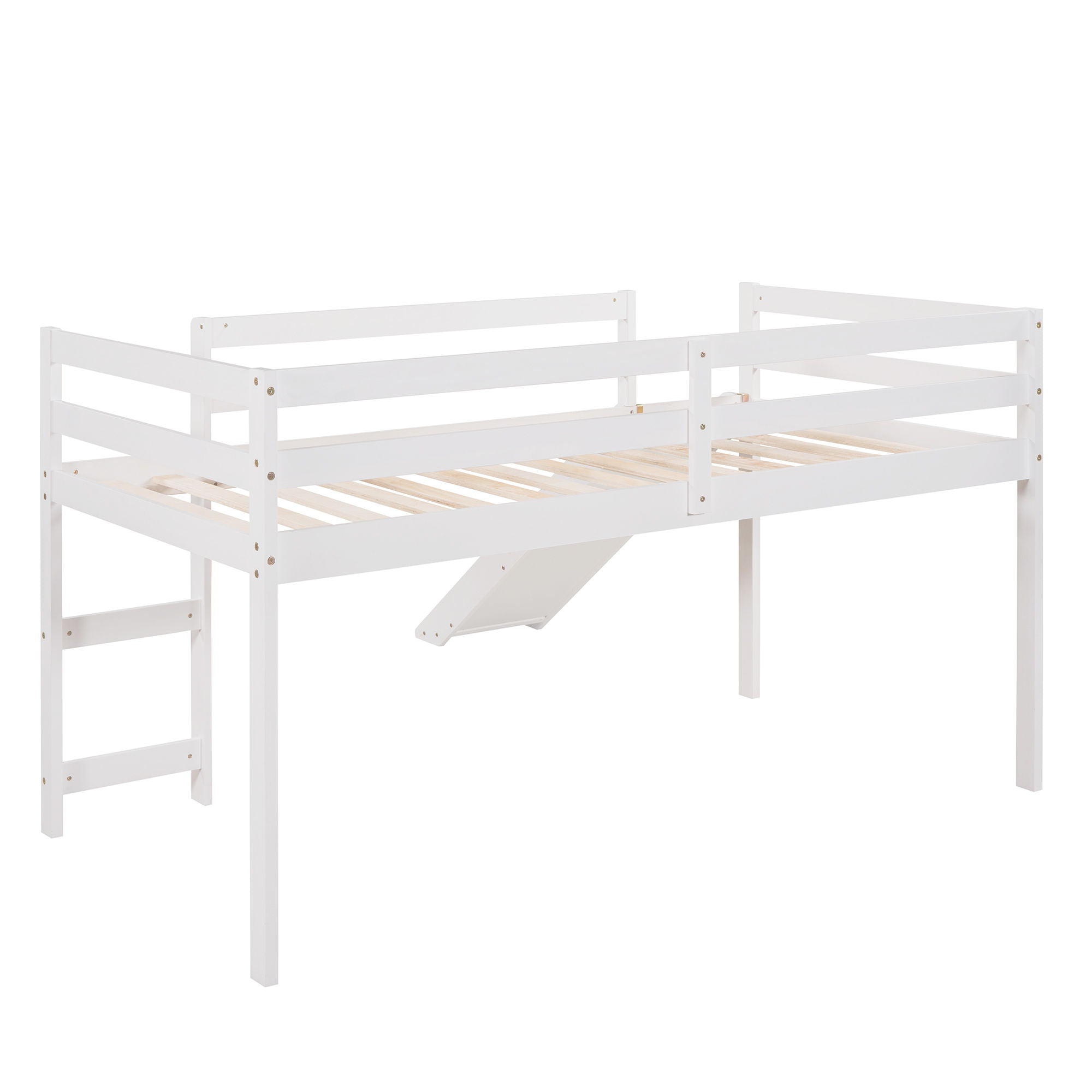 Loft Bed With Slide, Multifunctional Design
