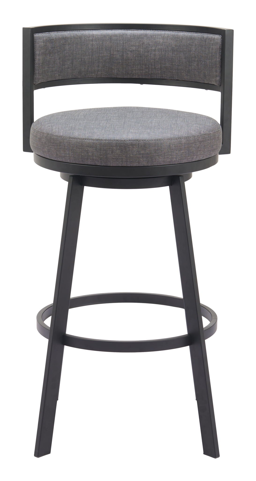 Gimsby - Swivel Barstool - Gray