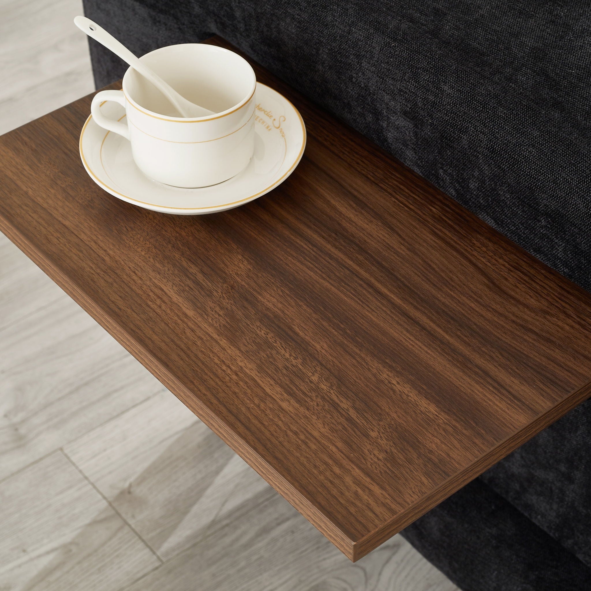 Modular Sectional Sofa With Movable Ottomans, USB Ports & Side Tables