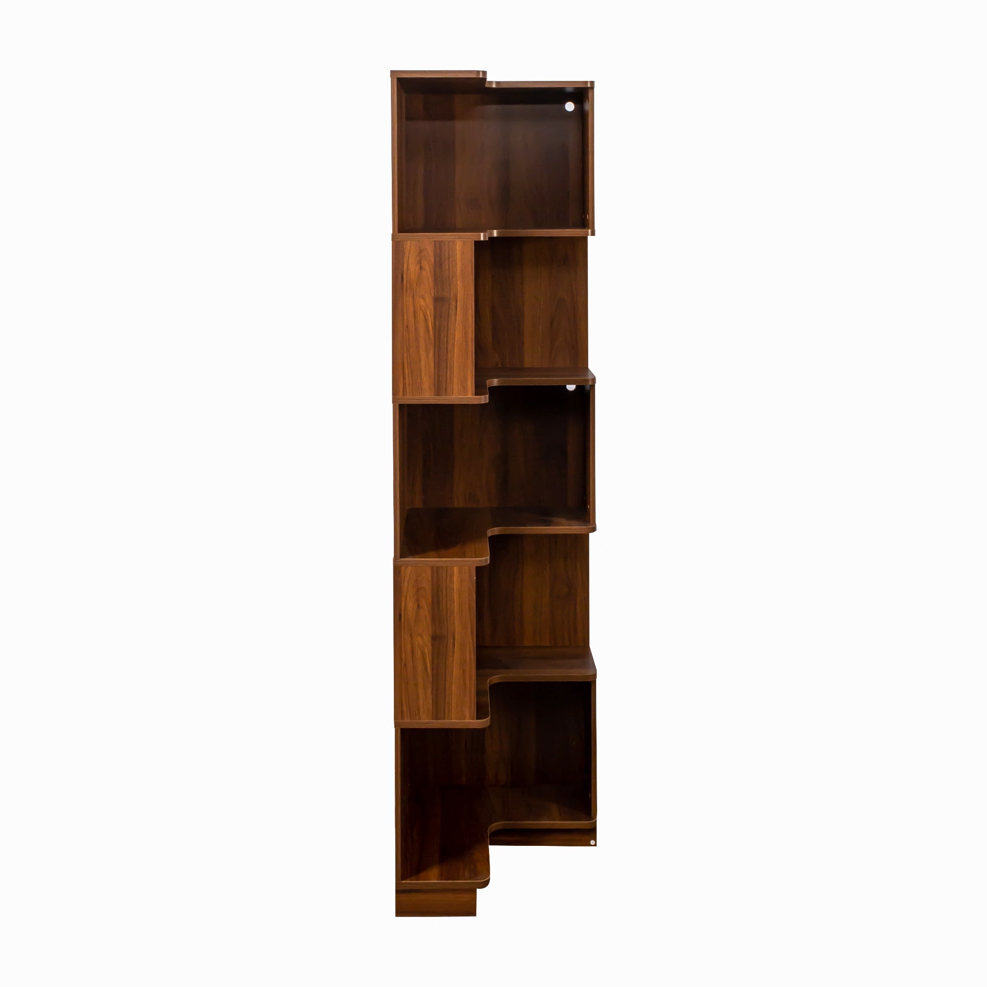 Corner Book Shelf - 5 Tier Corner Bookshelf