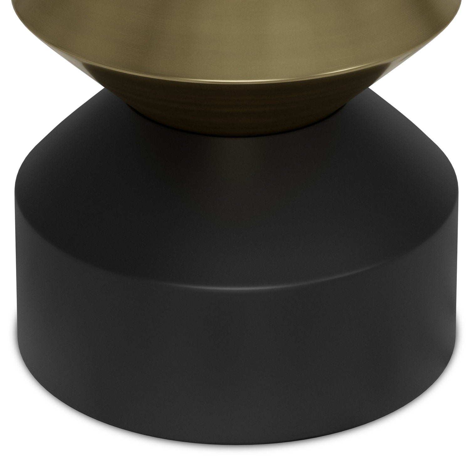 Miller - Side Table - Black / Brass - Best Buy Furniture