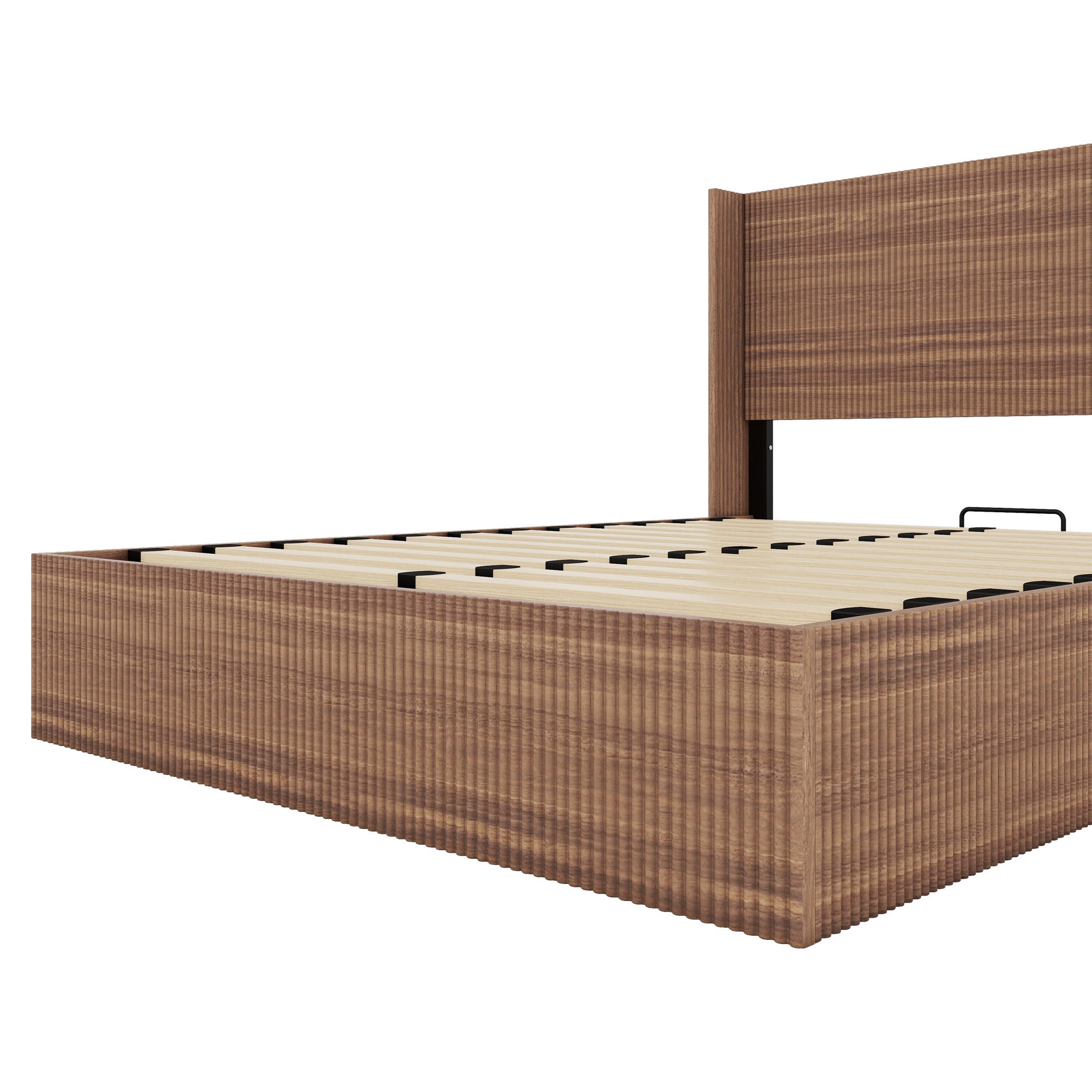 Luna Modern Platform Lift Storage Bed Queen - Best Buy Furniture