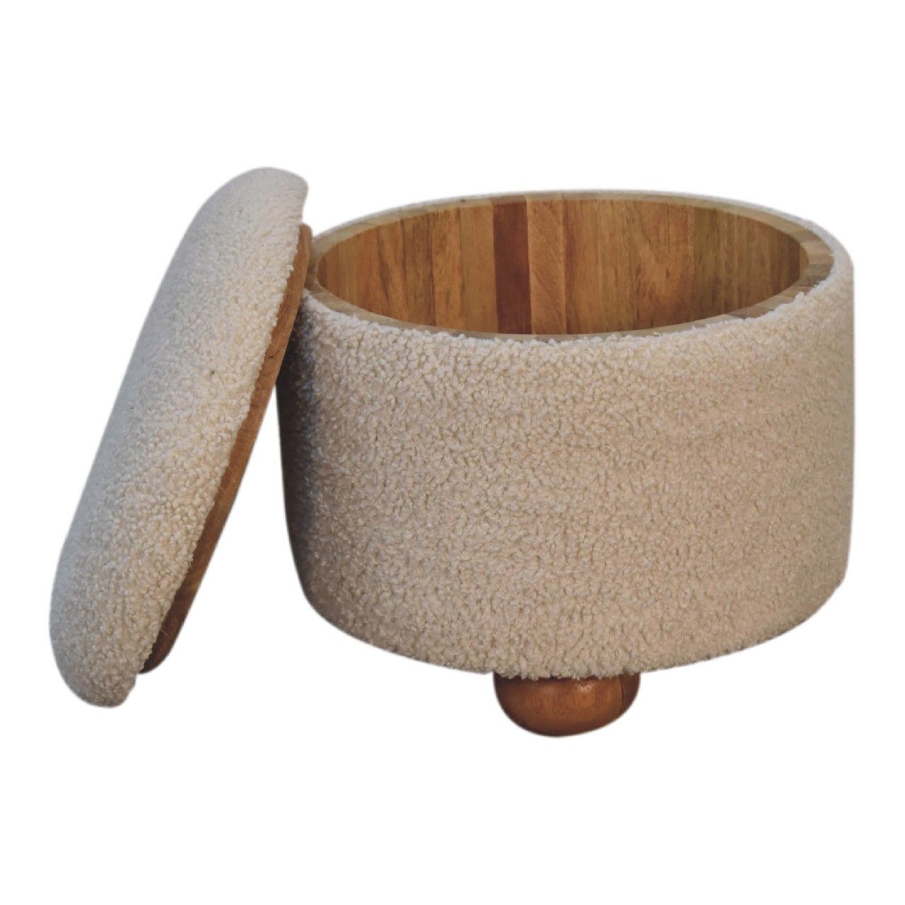 Storage Footstool - Cream