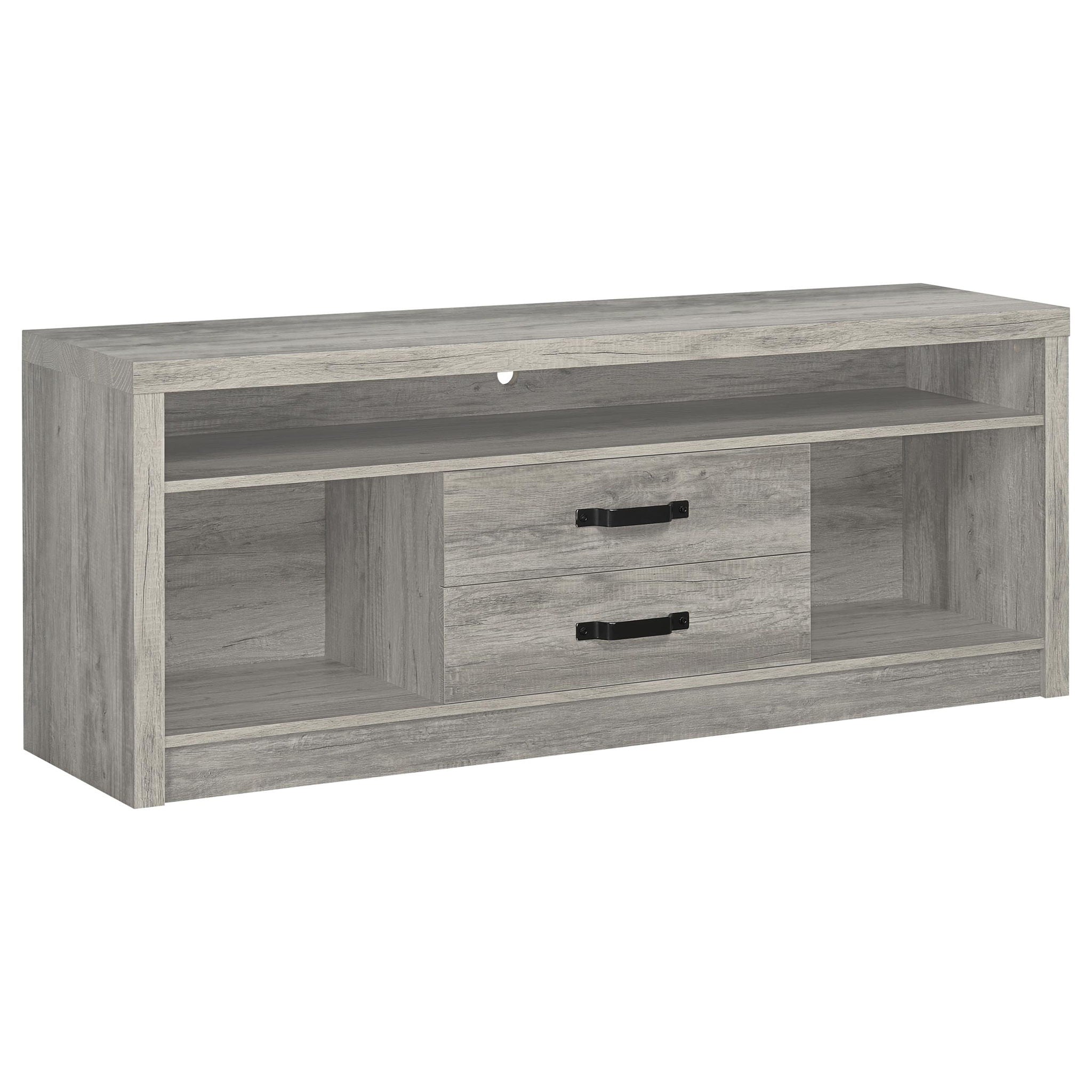 Conifer - 3 Piece TV Entertainment Center With Storage - Gray