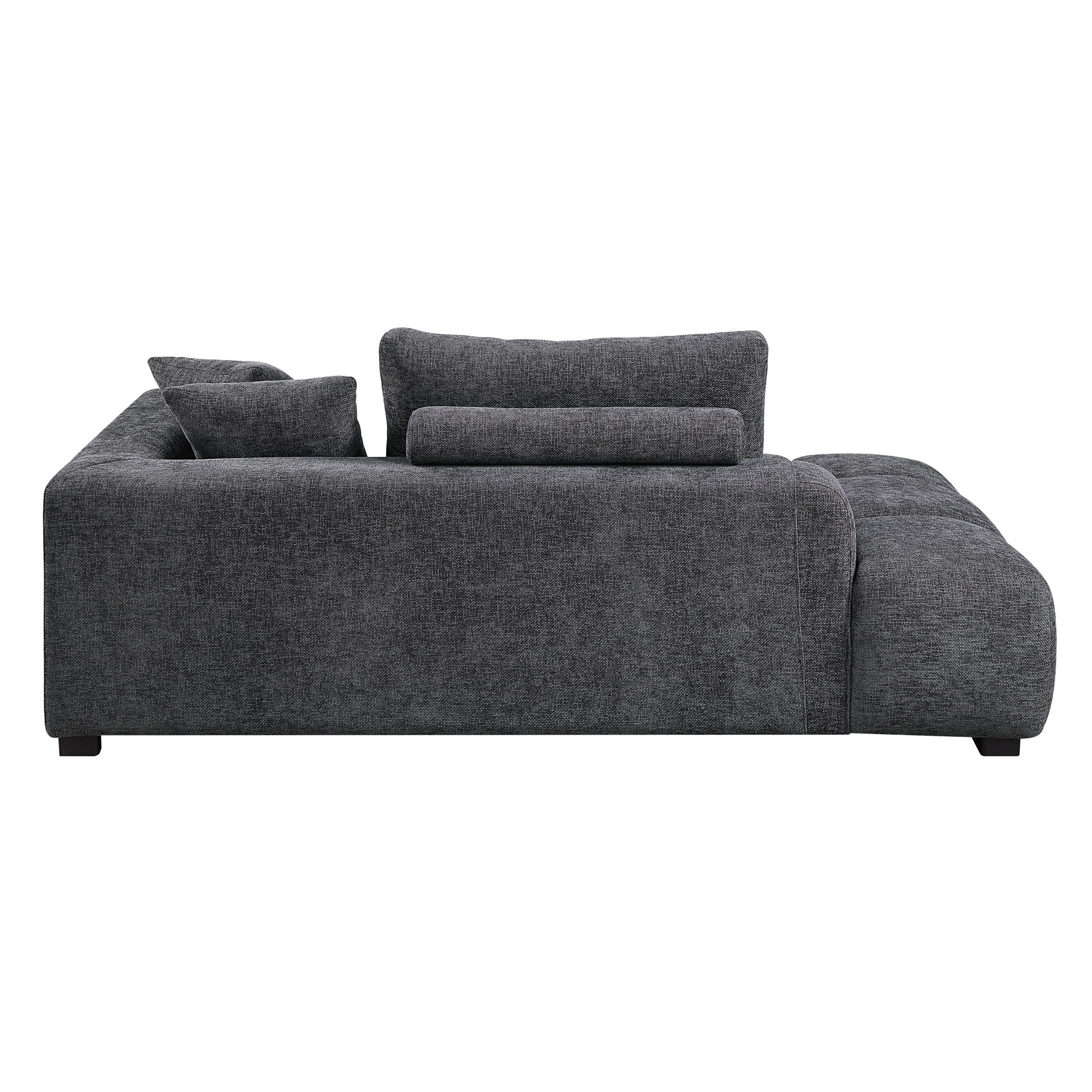 Chosen - Sectional Sofa With Toss Pillows And Chaise