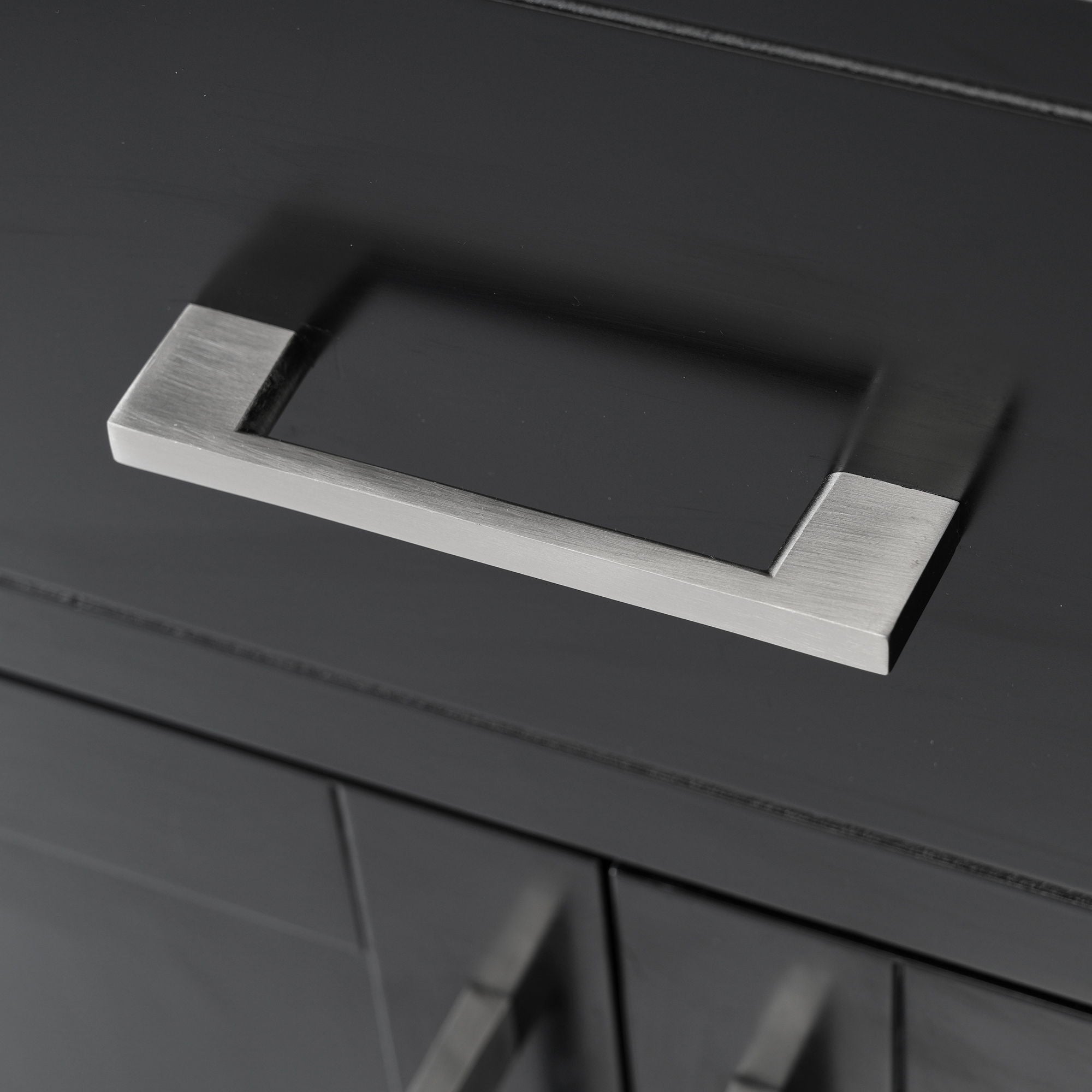 Bathroom Vanity With Sink And Ample Storage, Rectangular Undermount Sink - Black