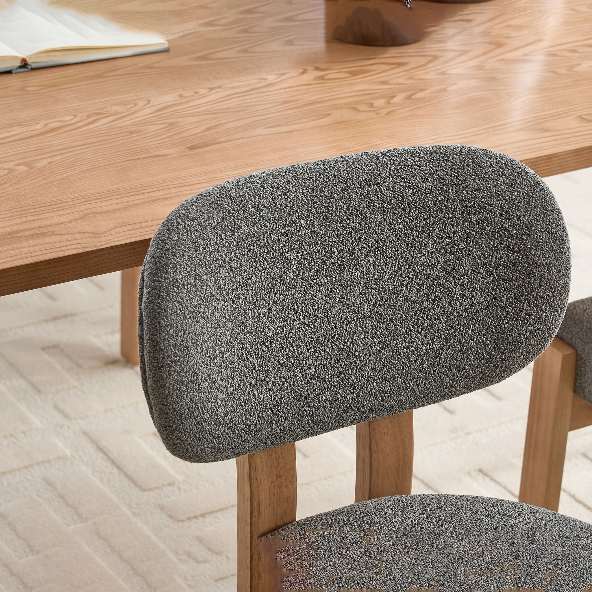 Dining Chairs With Ergonomic Backrest And Adjustable Feet (Set of 2)