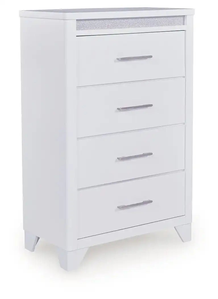 Jarlee - Four Drawer Chest - White - Best Buy Furniture